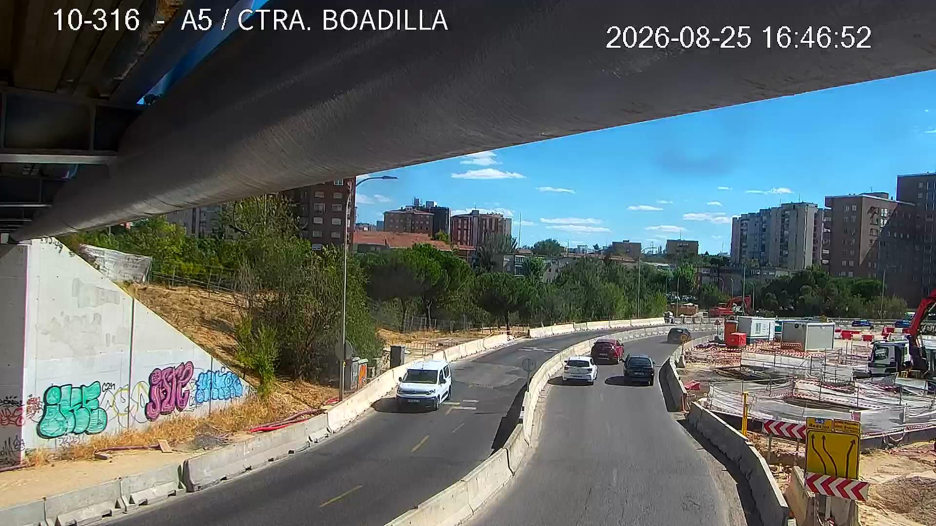 Traffic Cam Arroyo Meaques: A5 - CTRA. BOADILLA