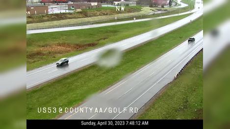 Traffic Cam Somers: US 53 at Golf Rd