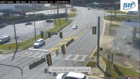 Traffic Cam Canton: GDOT-CAM-SR20-9.6--1