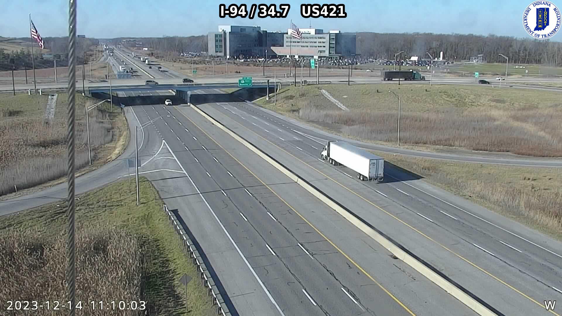 Traffic Cam Beattys Corner: I-94: I-94 - 34.7 US421: I-94 - 34.7 US421