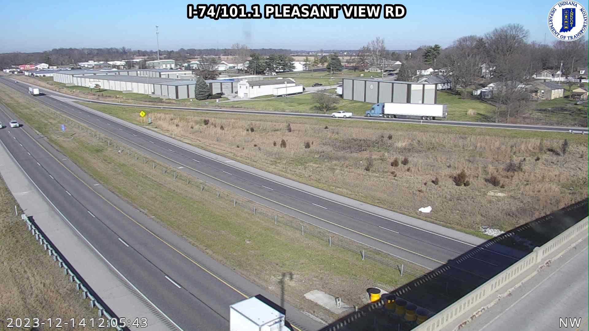 Traffic Cam Pleasant View: I-74: I-74/101.1 - RD