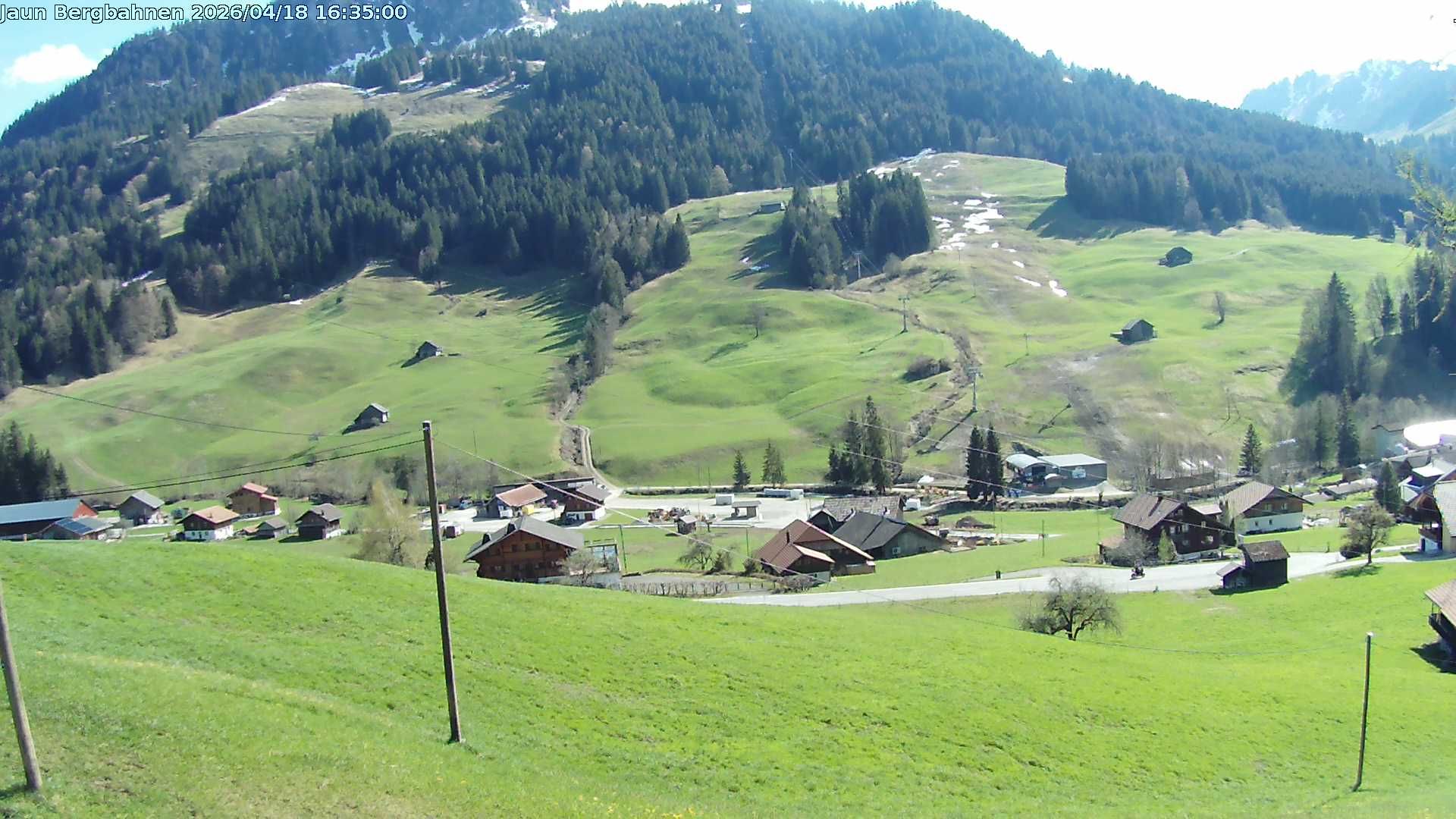 Jaun: Live Blick auf das Wander- und Skigebiet - mit dem Gastlosenexpress