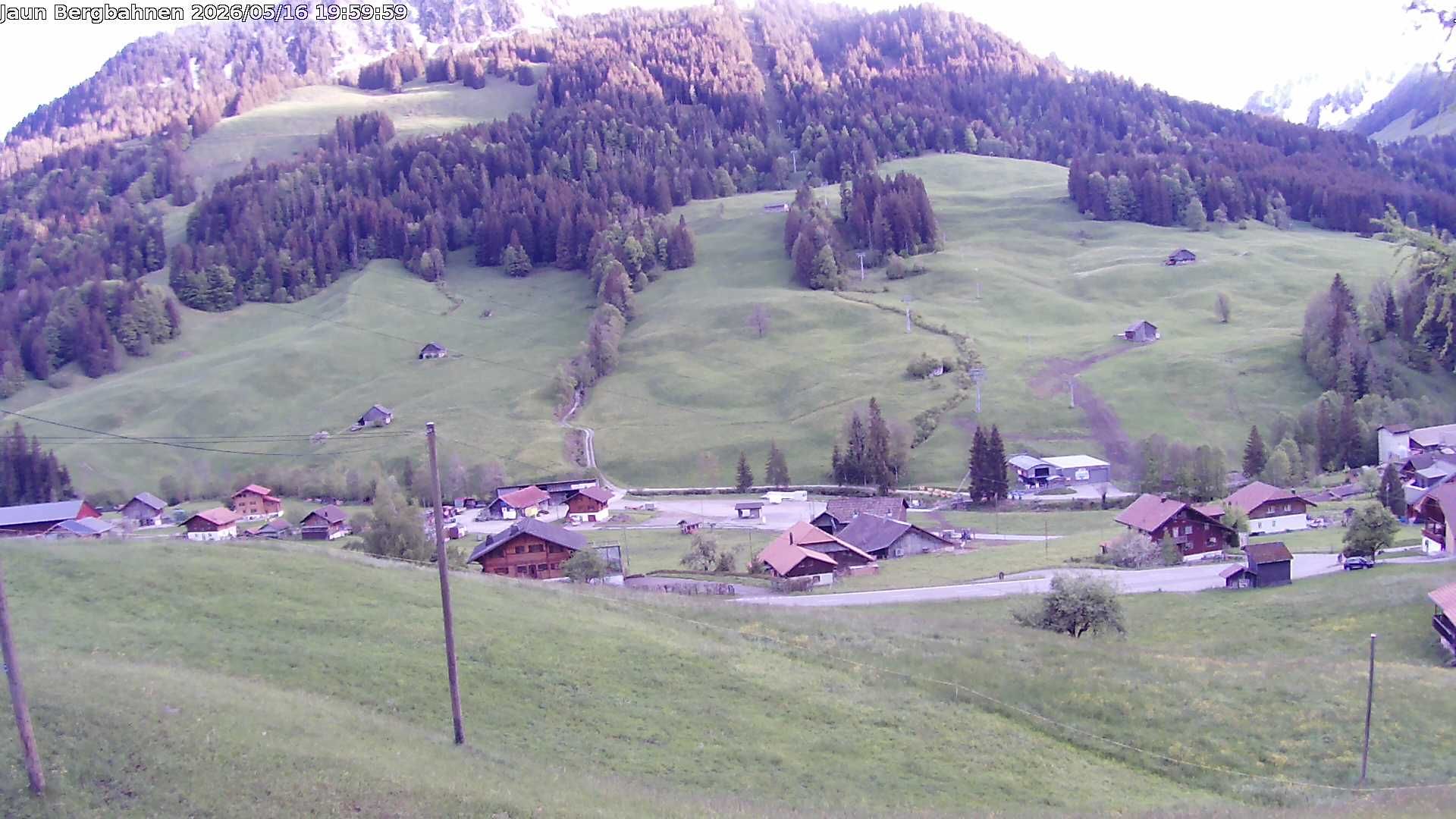 Jaun: Live Blick auf das Wander- und Skigebiet - mit dem Gastlosenexpress