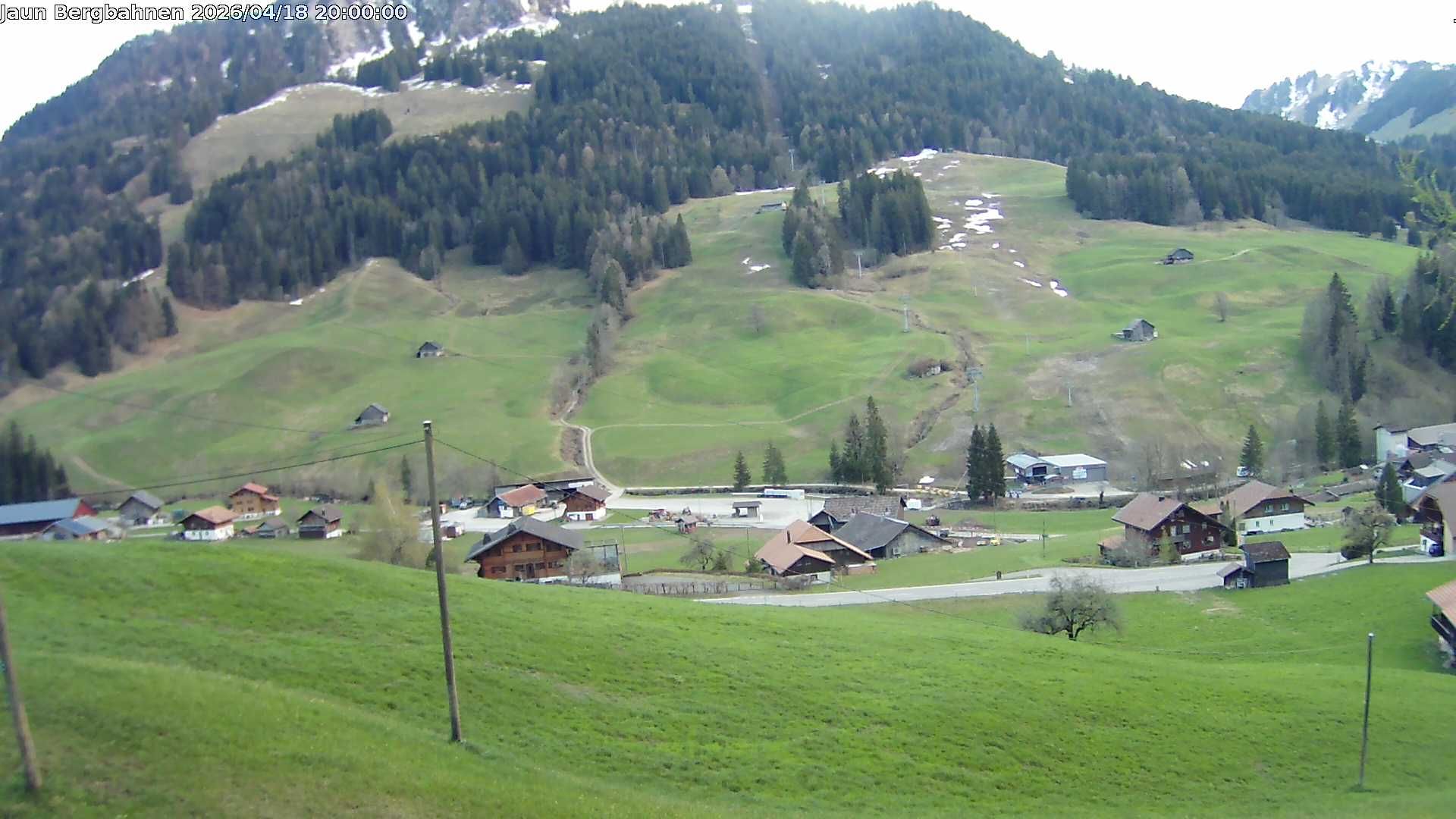 Jaun: Live Blick auf das Wander- und Skigebiet - mit dem Gastlosenexpress