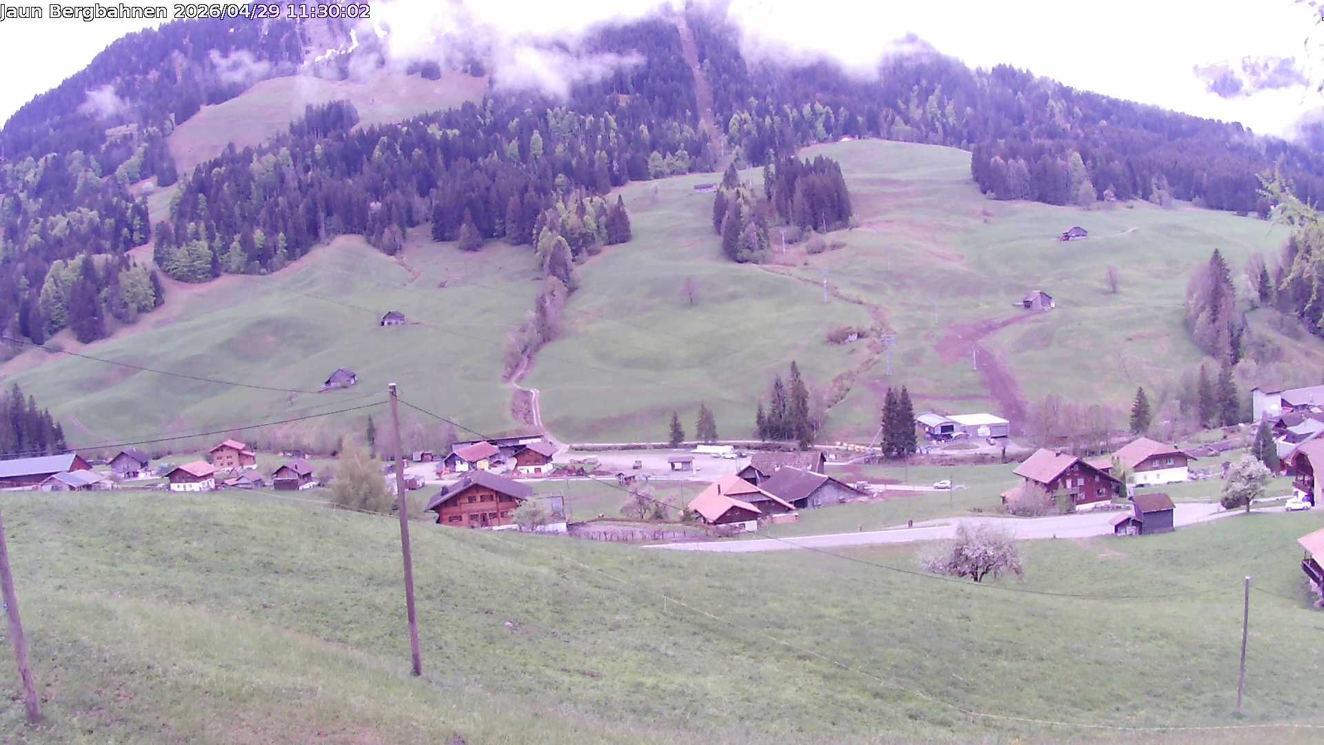 Jaun: Live Blick auf das Wander- und Skigebiet - mit dem Gastlosenexpress