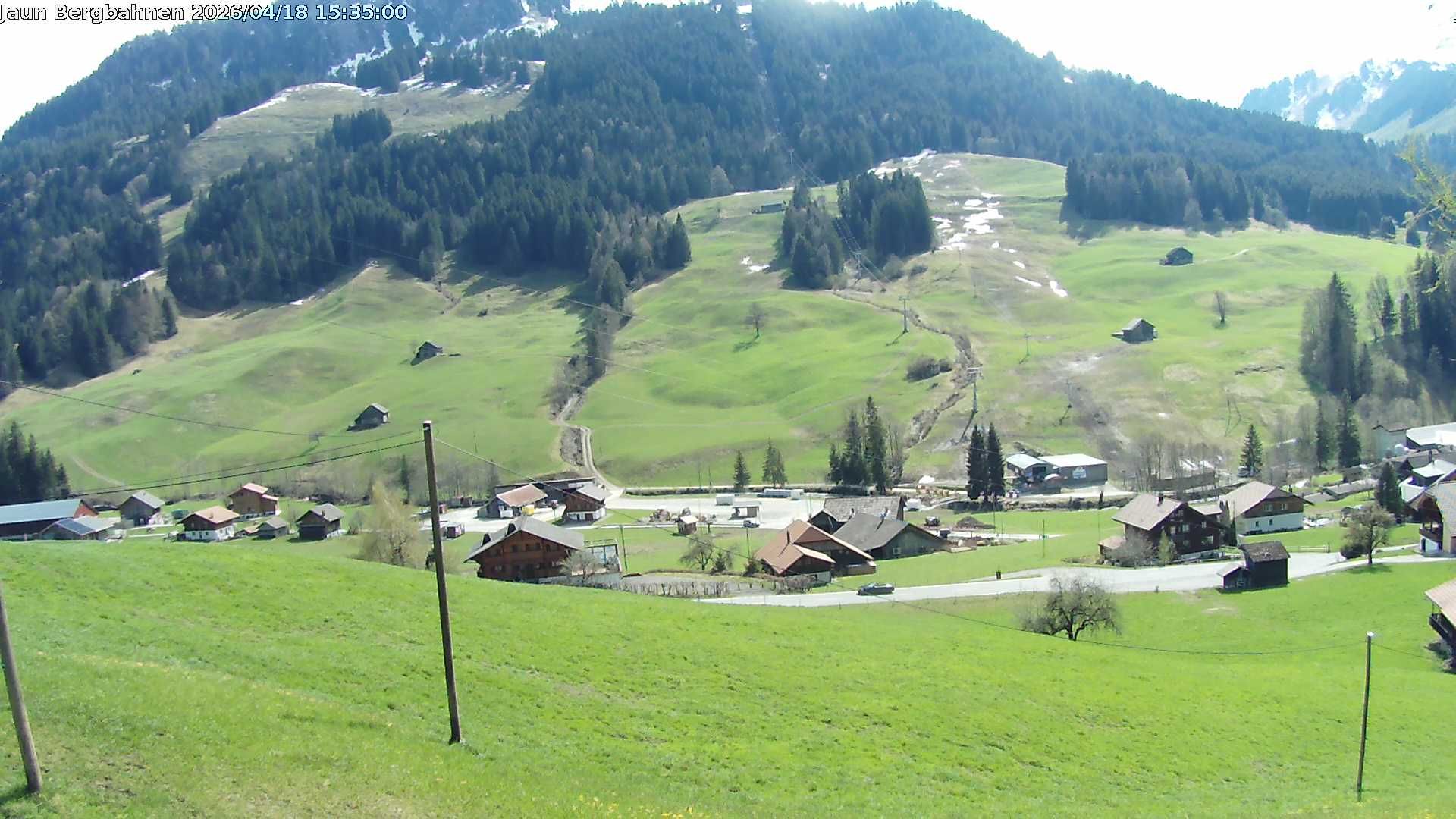 Jaun: Live Blick auf das Wander- und Skigebiet - mit dem Gastlosenexpress