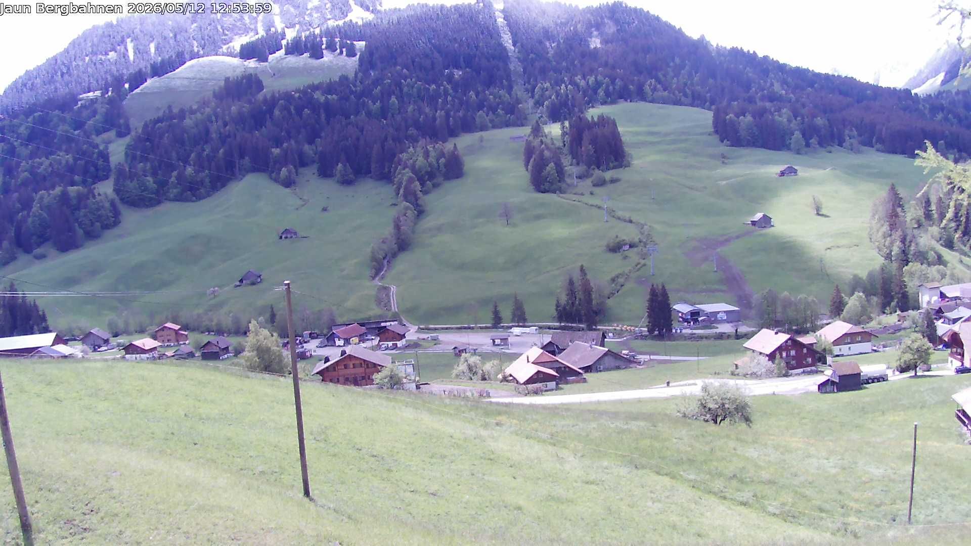Jaun: Live Blick auf das Wander- und Skigebiet - mit dem Gastlosenexpress