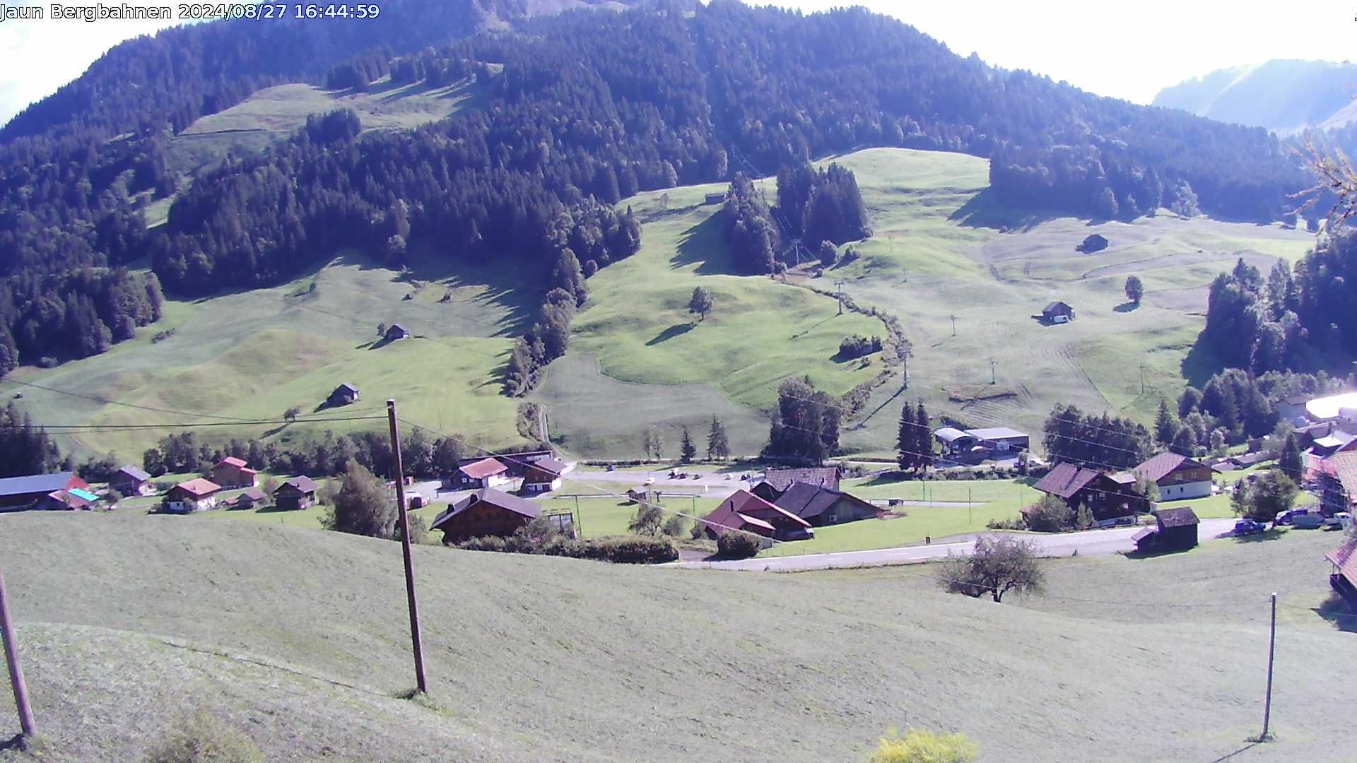 Jaun: Live Blick auf das Wander- und Skigebiet - mit dem Gastlosenexpress