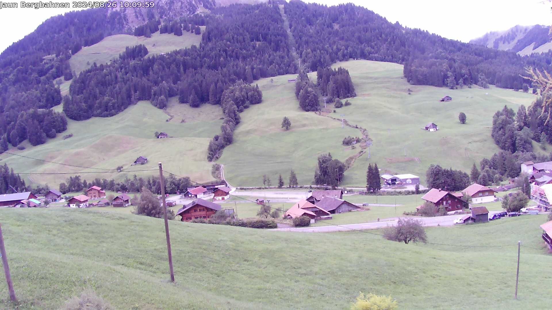 Jaun: Live Blick auf das Wander- und Skigebiet - mit dem Gastlosenexpress