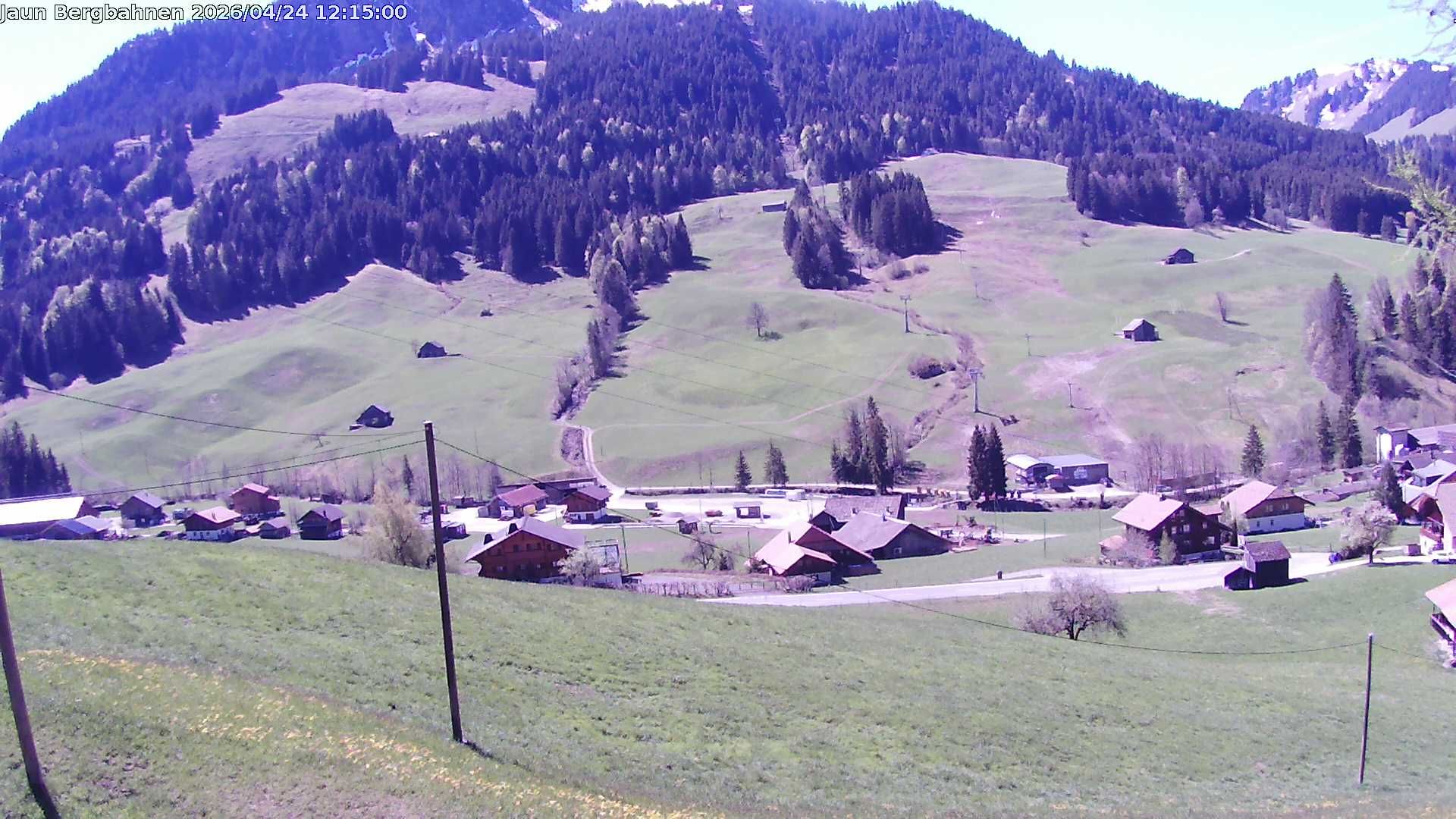 Jaun: Live Blick auf das Wander- und Skigebiet - mit dem Gastlosenexpress