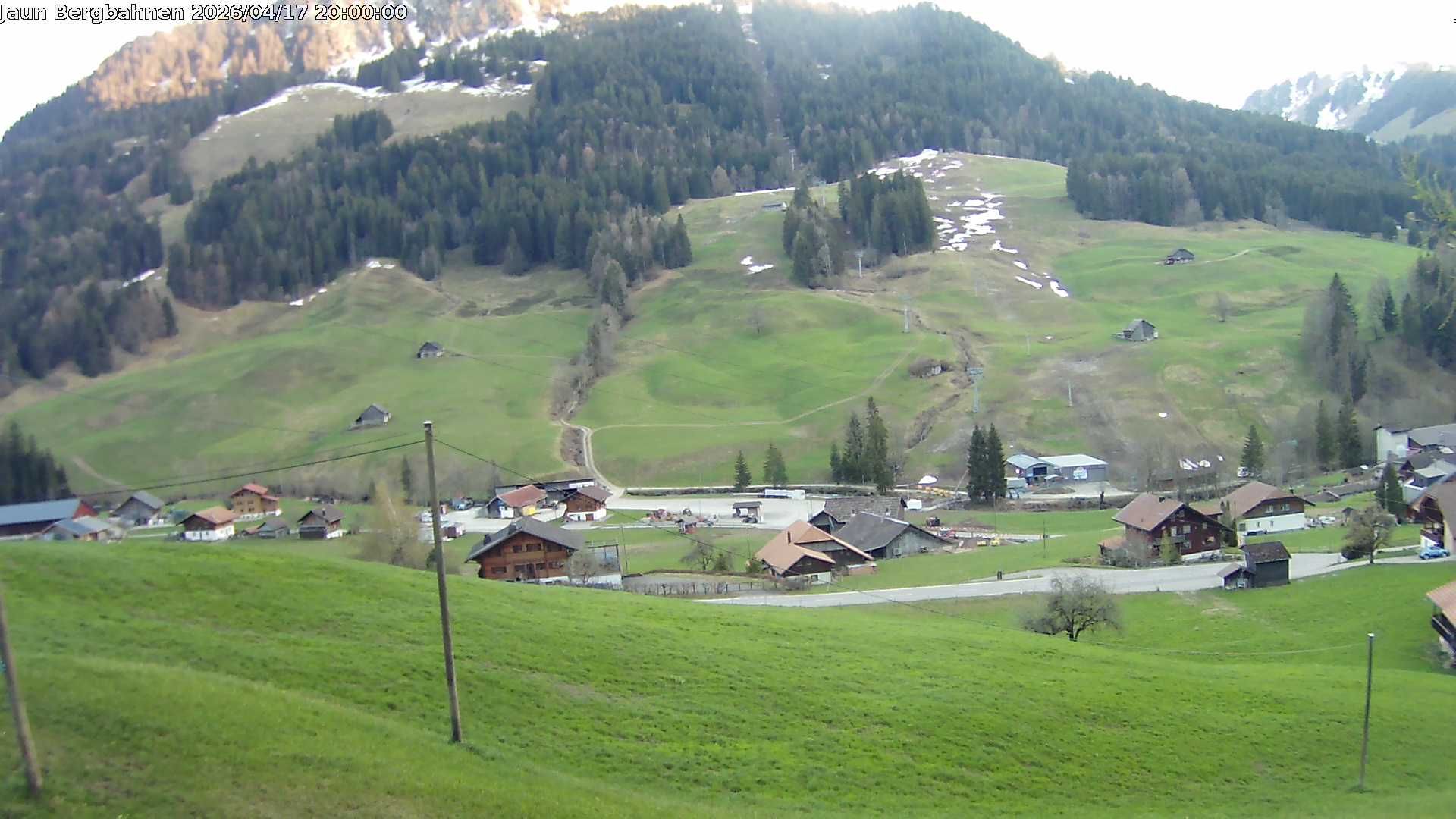 Jaun: Live Blick auf das Wander- und Skigebiet - mit dem Gastlosenexpress