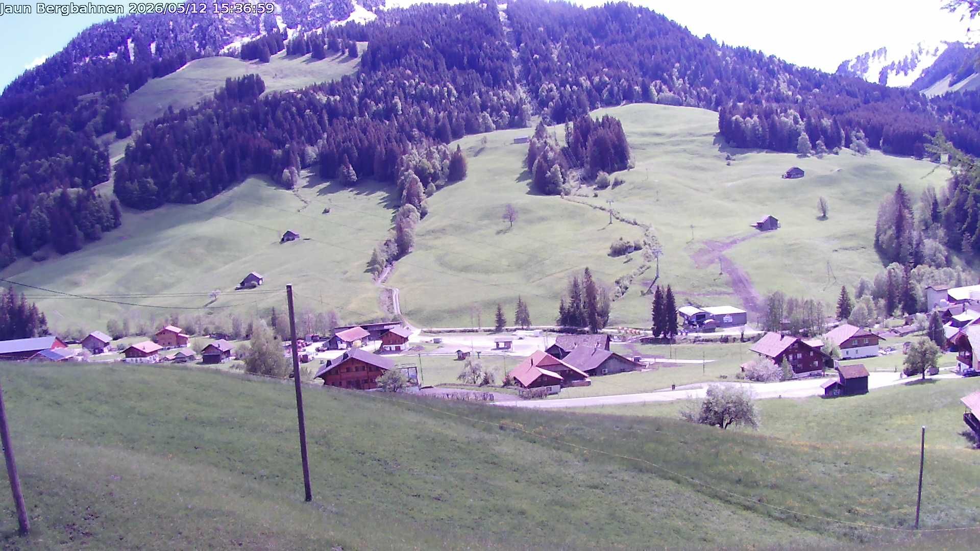 Jaun: Live Blick auf das Wander- und Skigebiet - mit dem Gastlosenexpress