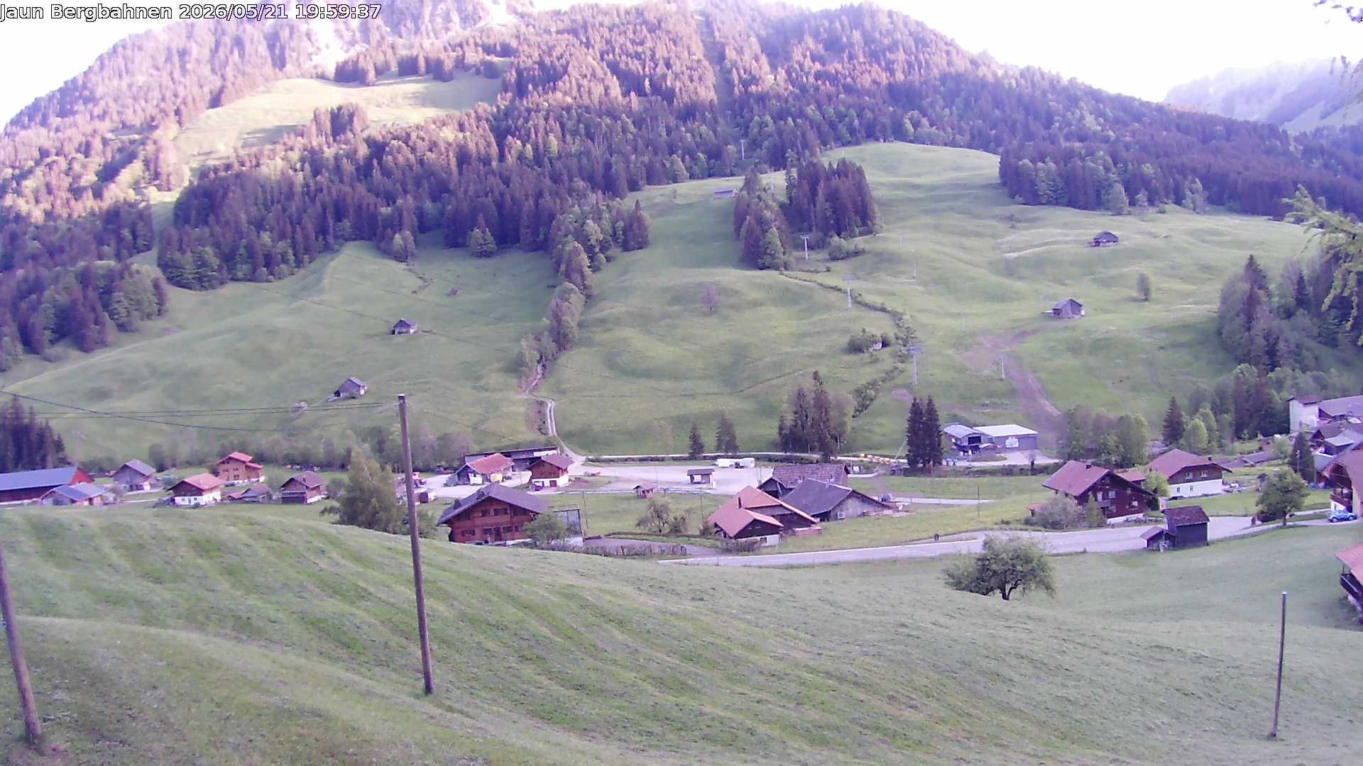 Jaun: Live Blick auf das Wander- und Skigebiet - mit dem Gastlosenexpress