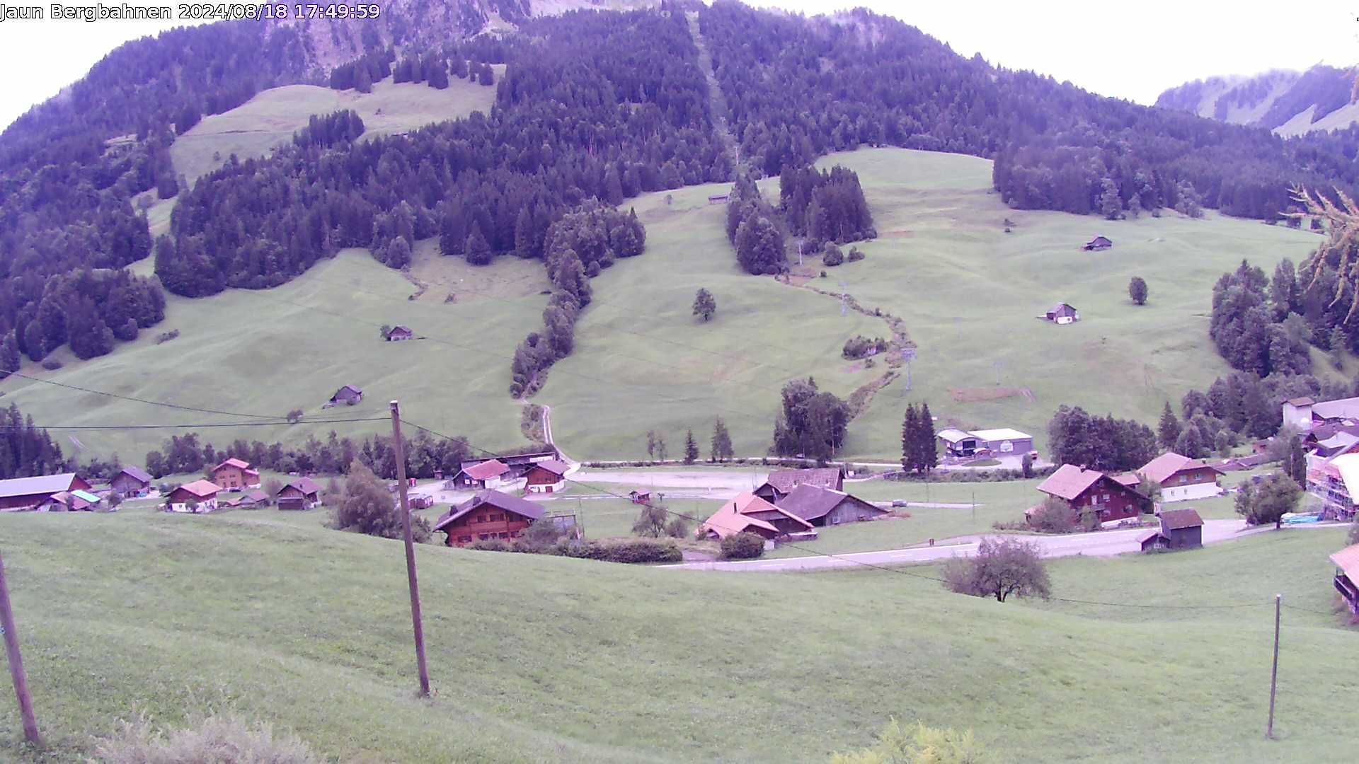 Jaun: Live Blick auf das Wander- und Skigebiet - mit dem Gastlosenexpress