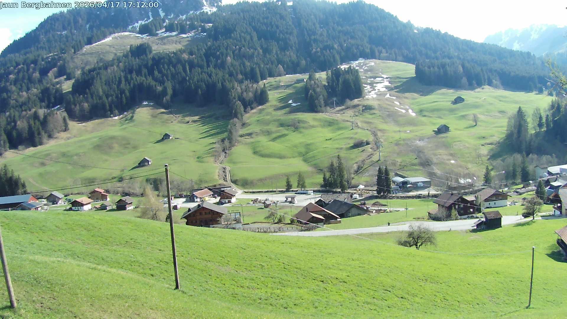 Jaun: Live Blick auf das Wander- und Skigebiet - mit dem Gastlosenexpress