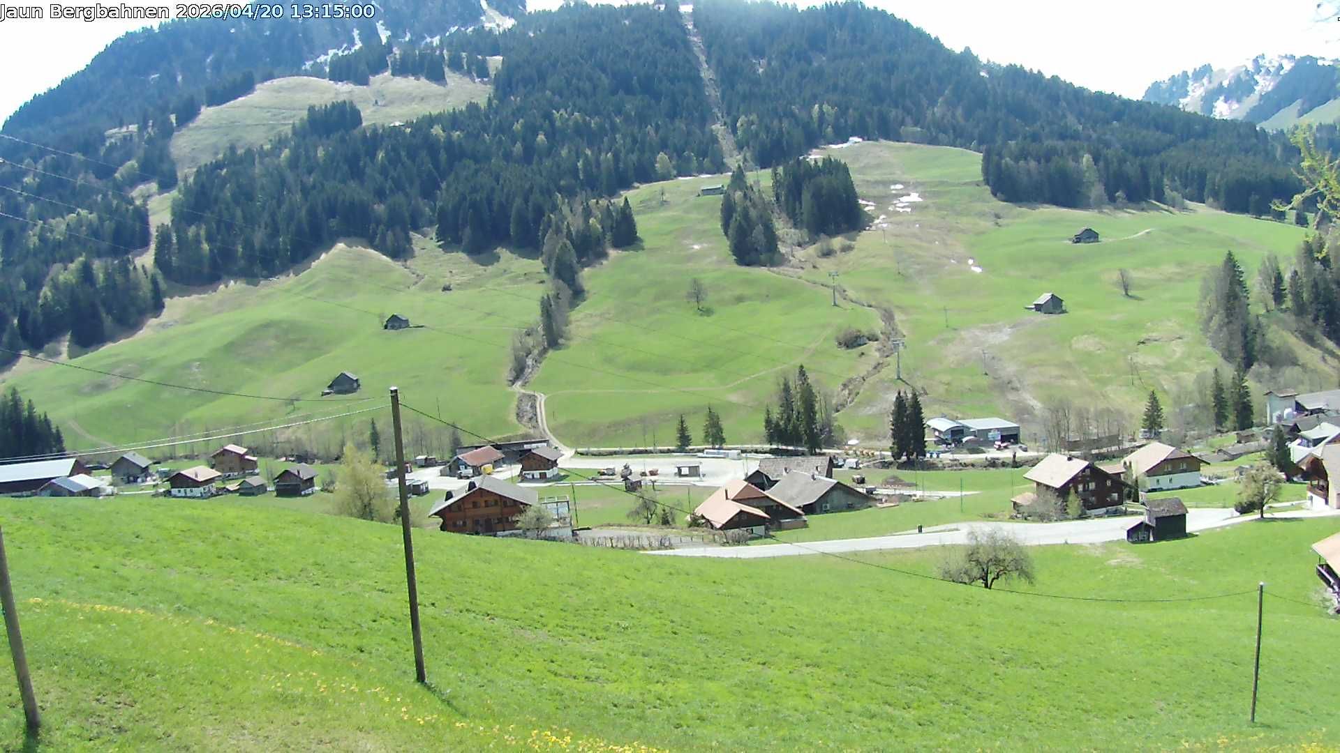 Jaun: Live Blick auf das Wander- und Skigebiet - mit dem Gastlosenexpress