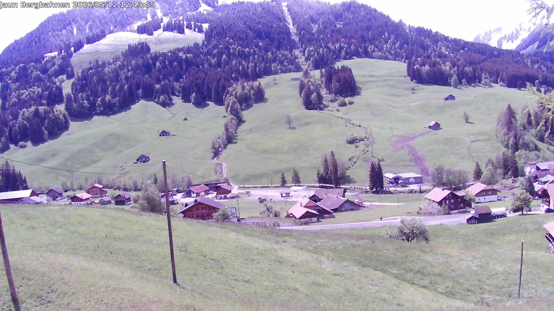 Jaun: Live Blick auf das Wander- und Skigebiet - mit dem Gastlosenexpress