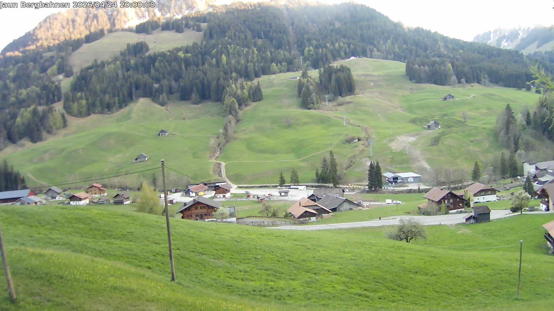 Jaun: Live Blick auf das Wander- und Skigebiet - mit dem Gastlosenexpress