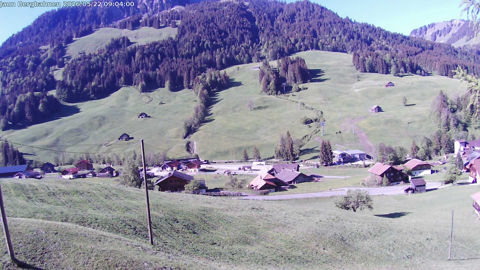 Jaun: Live Blick auf das Wander- und Skigebiet - mit dem Gastlosenexpress