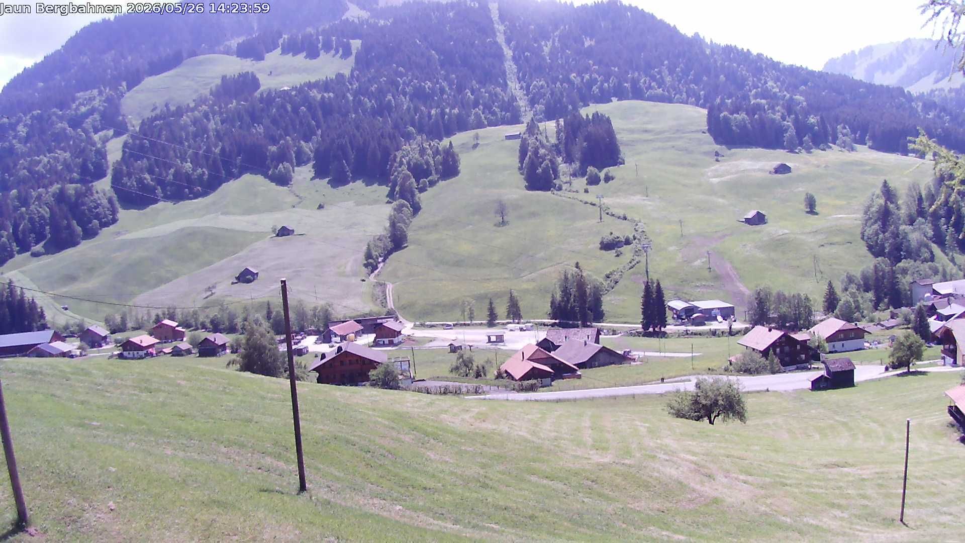 Jaun: Live Blick auf das Wander- und Skigebiet - mit dem Gastlosenexpress