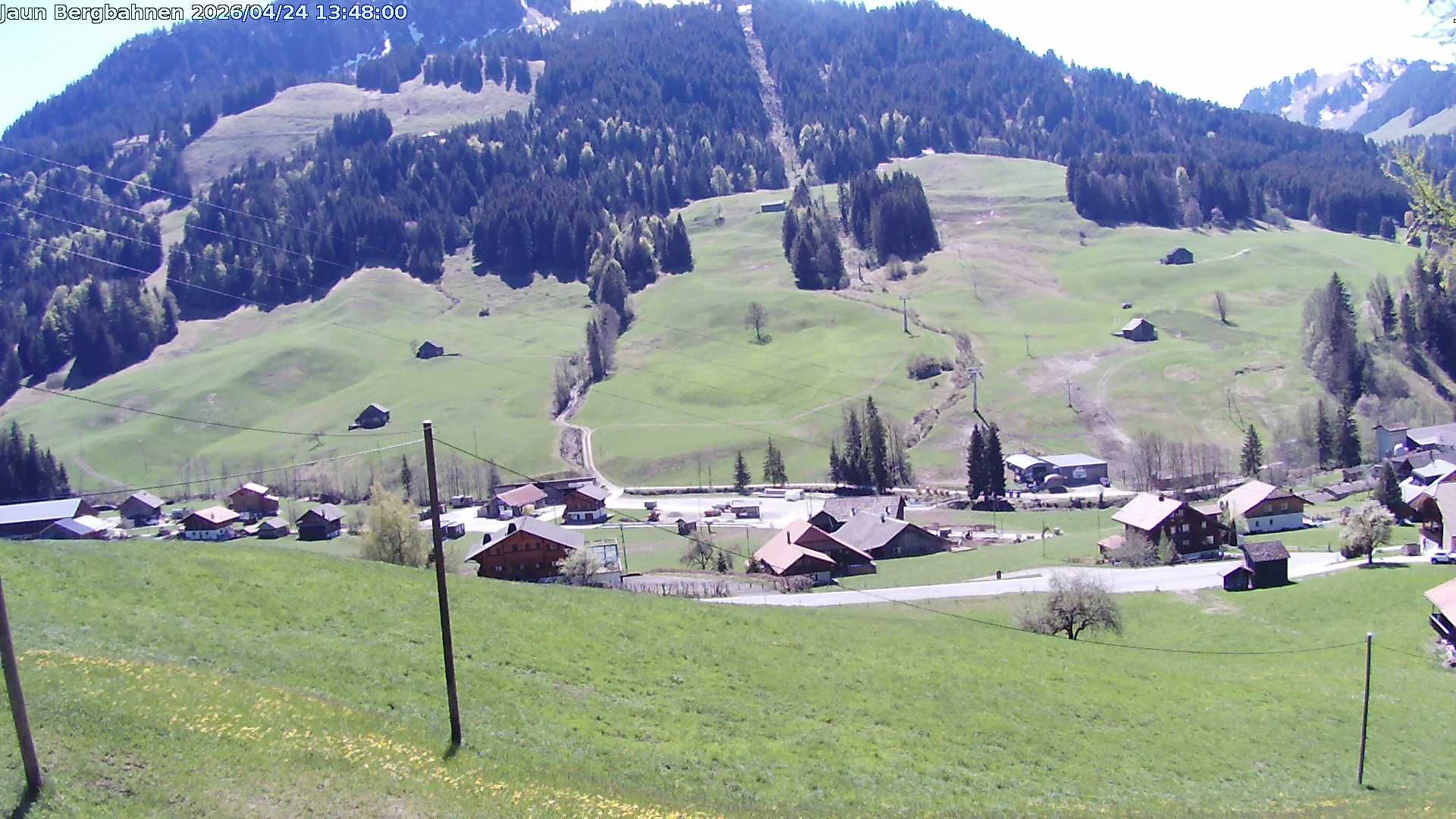 Jaun: Live Blick auf das Wander- und Skigebiet - mit dem Gastlosenexpress