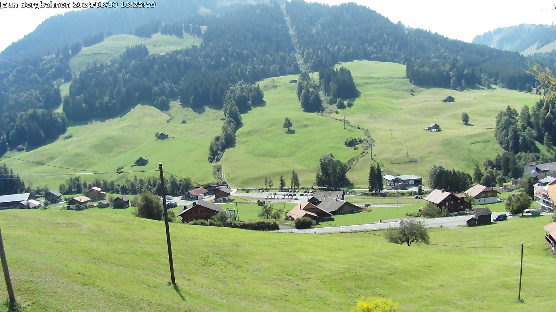 Jaun: Live Blick auf das Wander- und Skigebiet - mit dem Gastlosenexpress