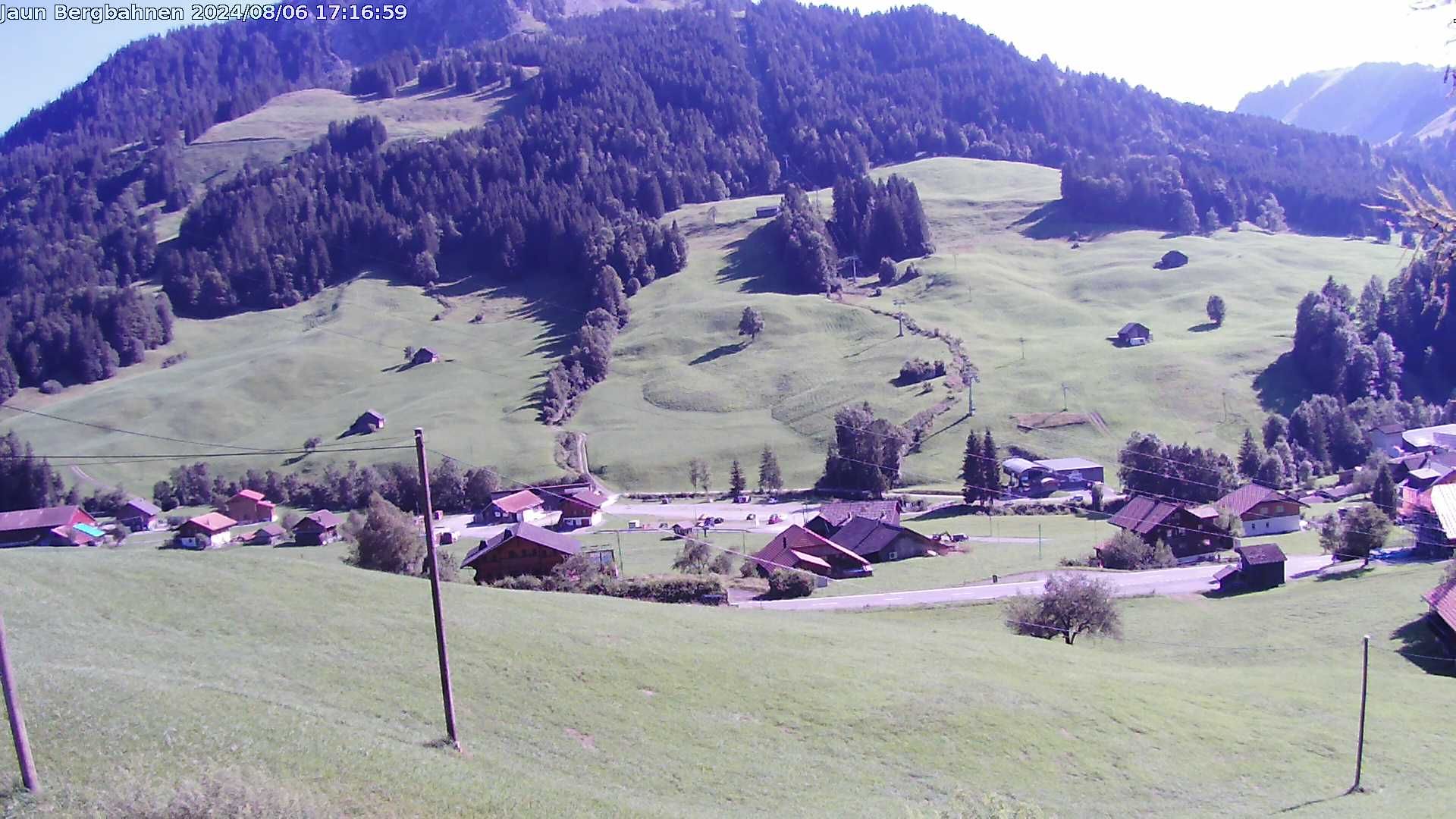 Jaun: Live Blick auf das Wander- und Skigebiet - mit dem Gastlosenexpress