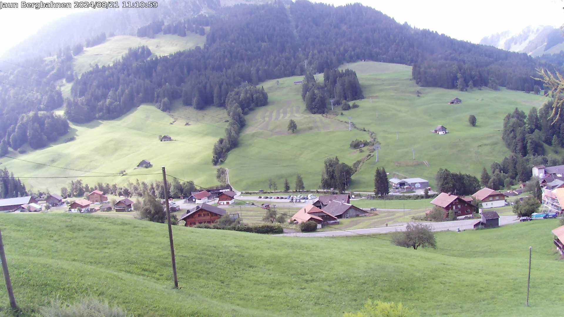 Jaun: Live Blick auf das Wander- und Skigebiet - mit dem Gastlosenexpress