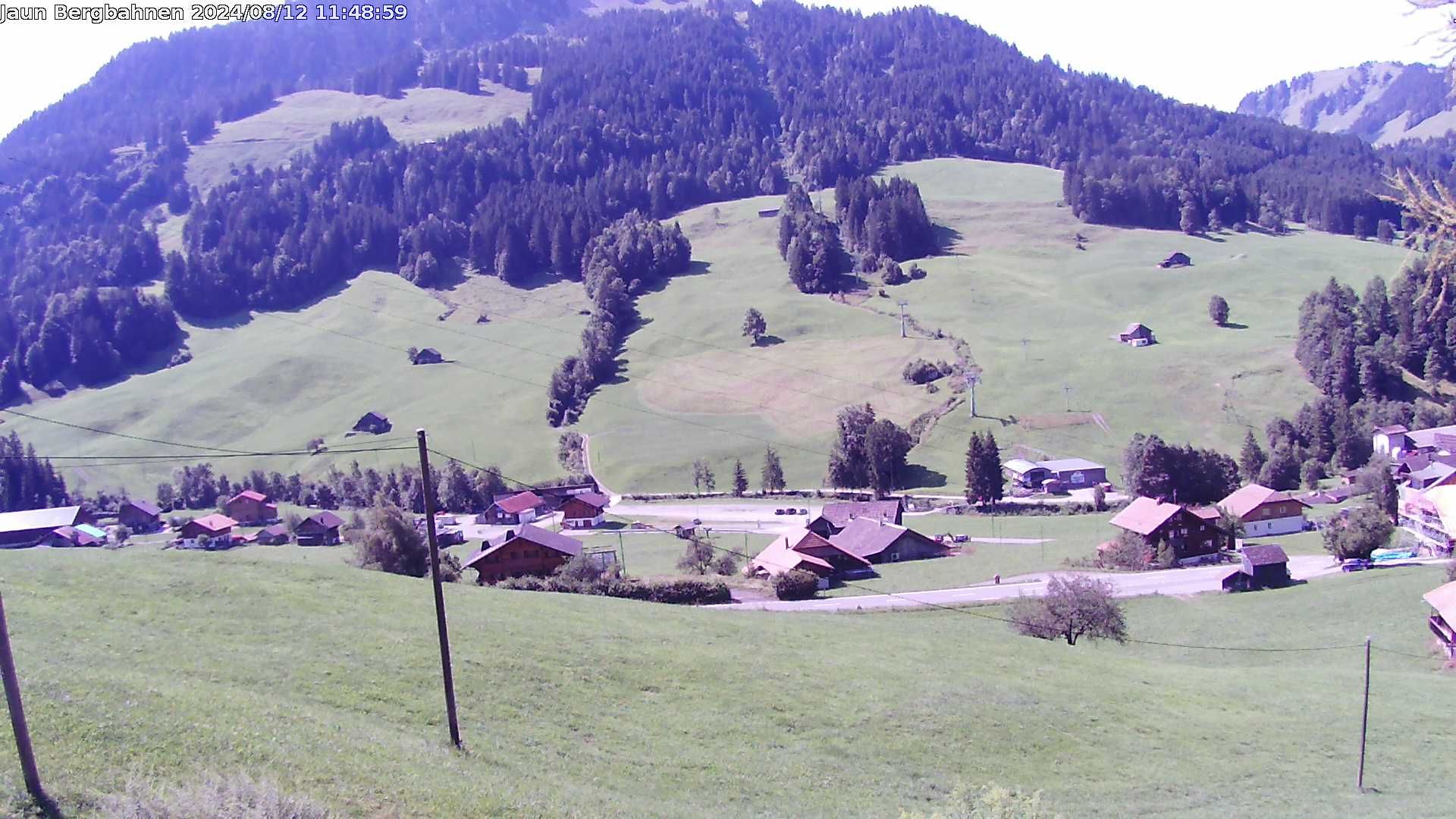 Jaun: Live Blick auf das Wander- und Skigebiet - mit dem Gastlosenexpress