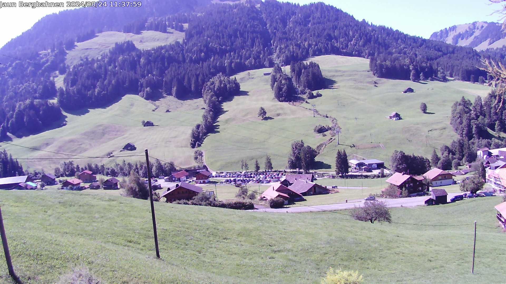 Jaun: Live Blick auf das Wander- und Skigebiet - mit dem Gastlosenexpress