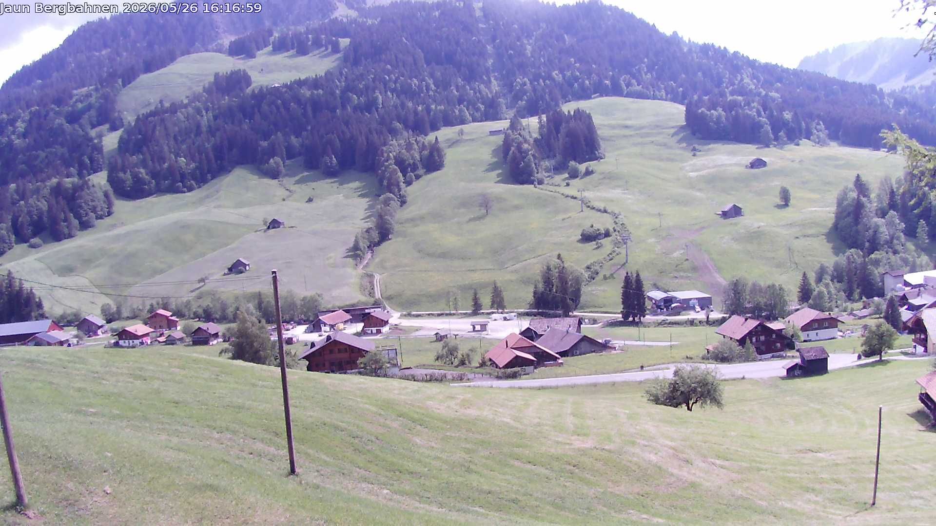 Jaun: Live Blick auf das Wander- und Skigebiet - mit dem Gastlosenexpress