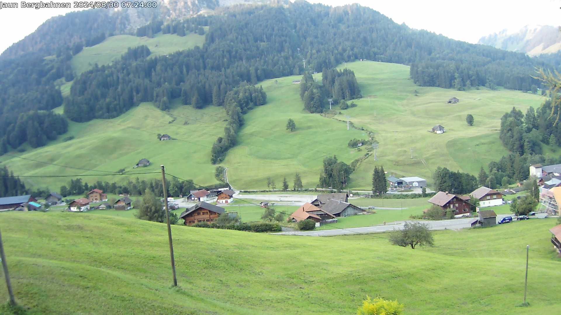 Jaun: Live Blick auf das Wander- und Skigebiet - mit dem Gastlosenexpress