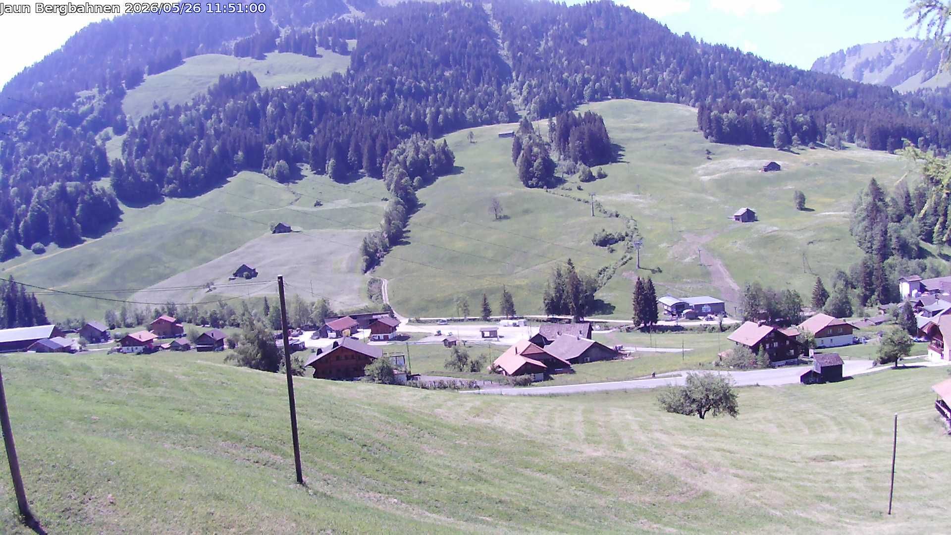 Jaun: Live Blick auf das Wander- und Skigebiet - mit dem Gastlosenexpress