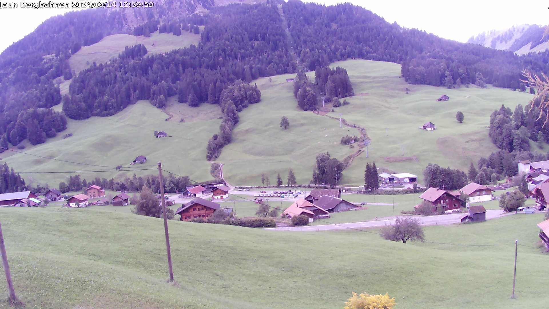 Jaun: Live Blick auf das Wander- und Skigebiet - mit dem Gastlosenexpress