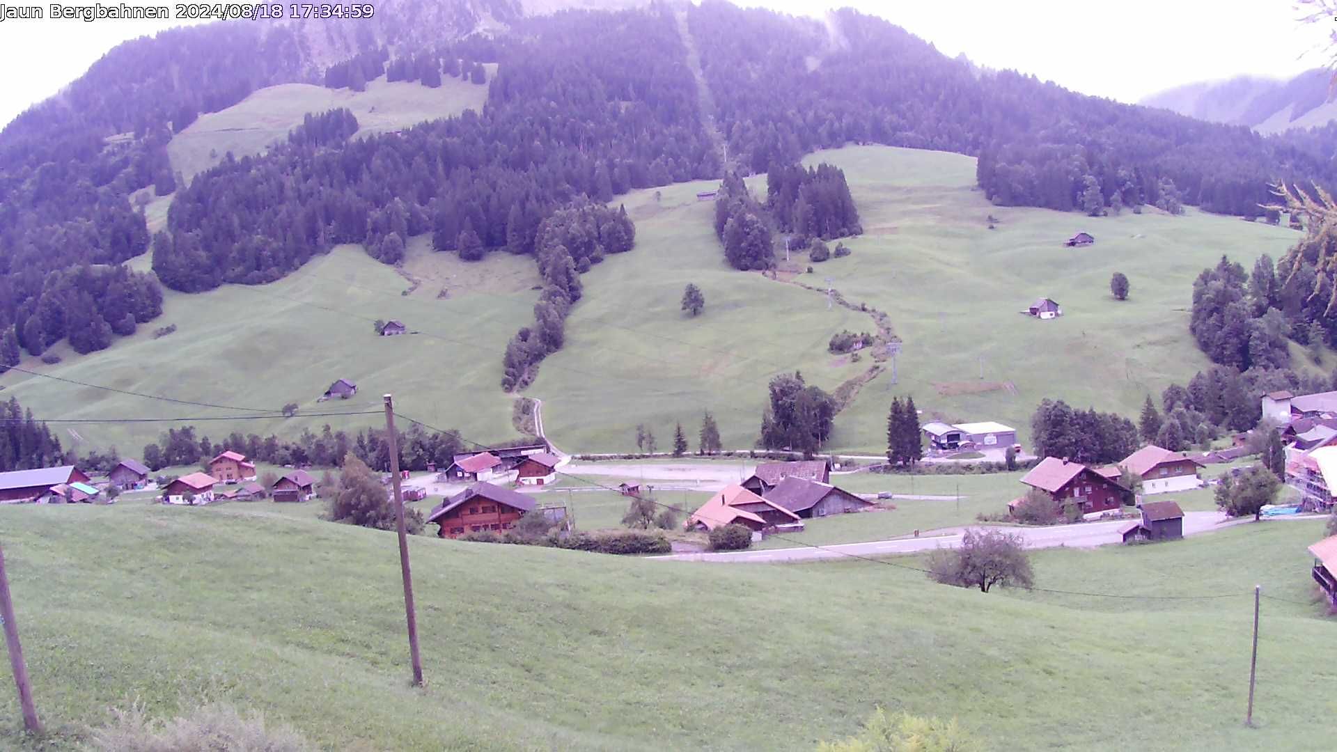 Jaun: Live Blick auf das Wander- und Skigebiet - mit dem Gastlosenexpress