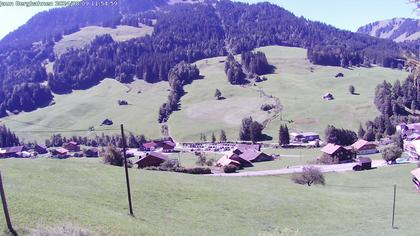 Jaun: Live Blick auf das Wander- und Skigebiet - mit dem Gastlosenexpress