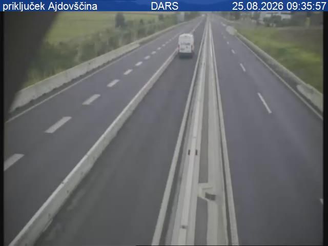 Traffic Cam Ajdovscina: H4, Razdrto - Vrtojba, priključek Ajdovščina