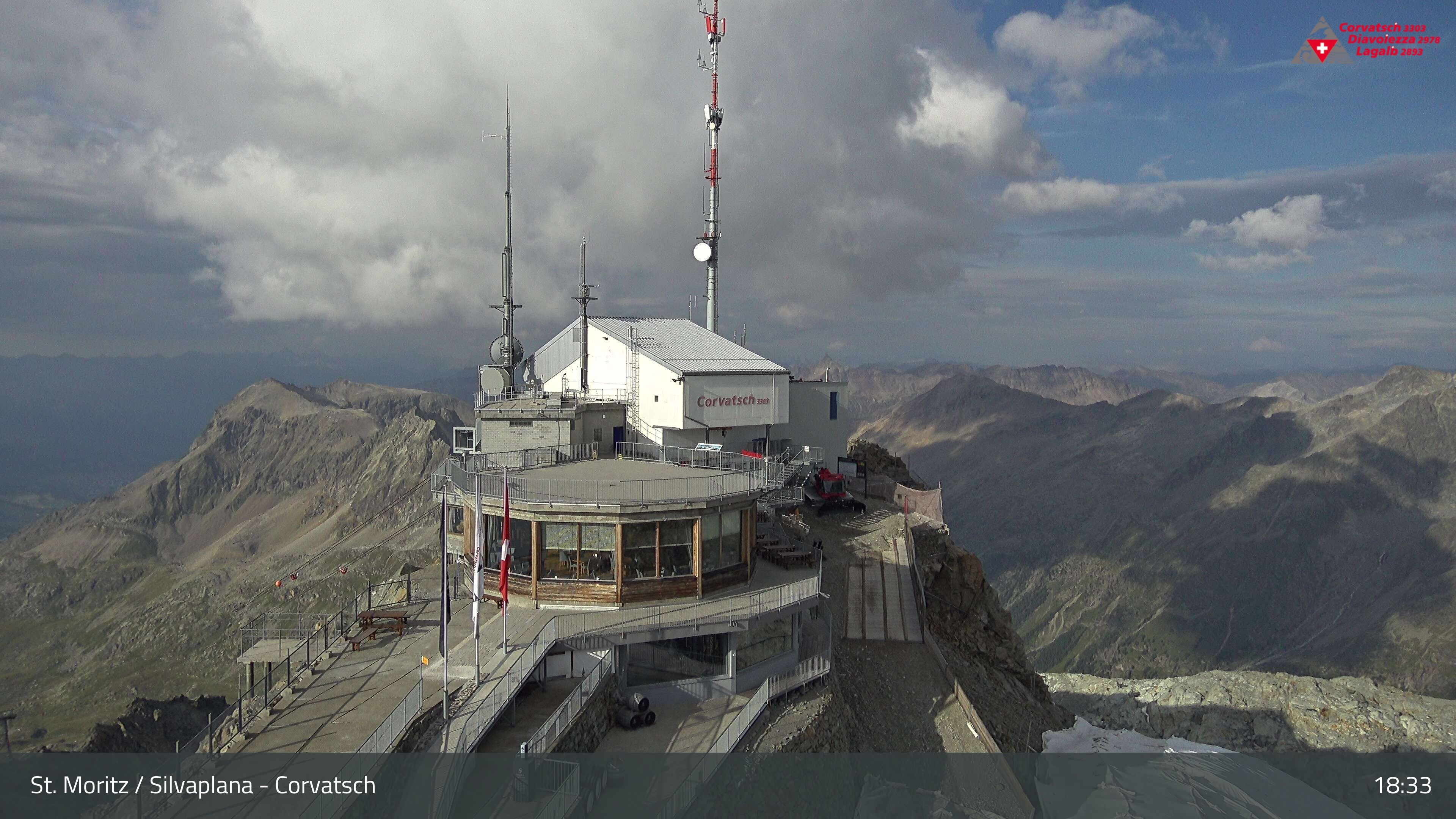 Silvaplana › Nordosten: Restaurant 3303 - Piz Corvatsch - Munt Arlas