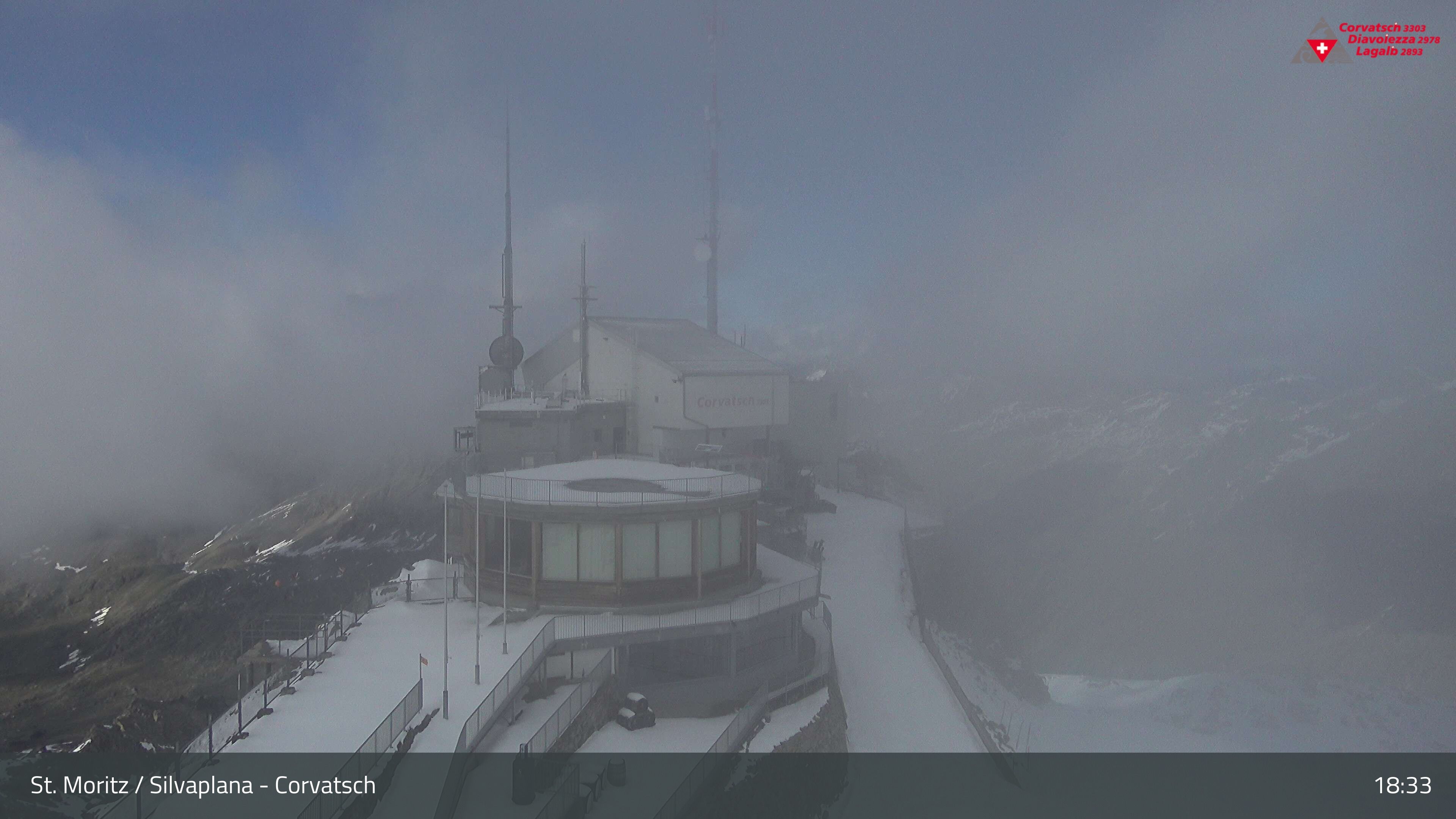 Silvaplana: Corvatsch - Corvatsch, Bergstation Corvatsch 3303