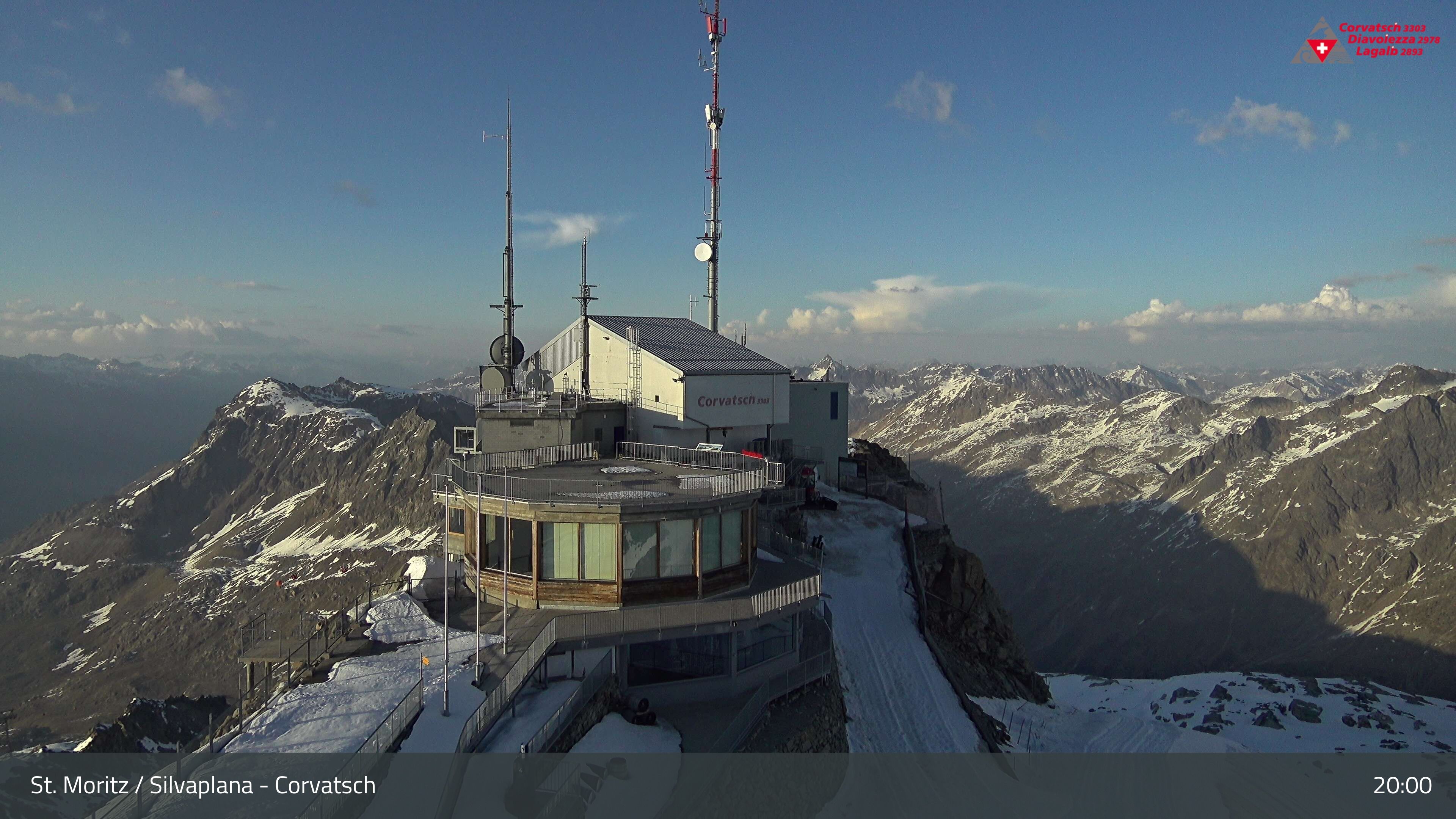 Silvaplana: Corvatsch - Corvatsch, Bergstation Corvatsch 3303