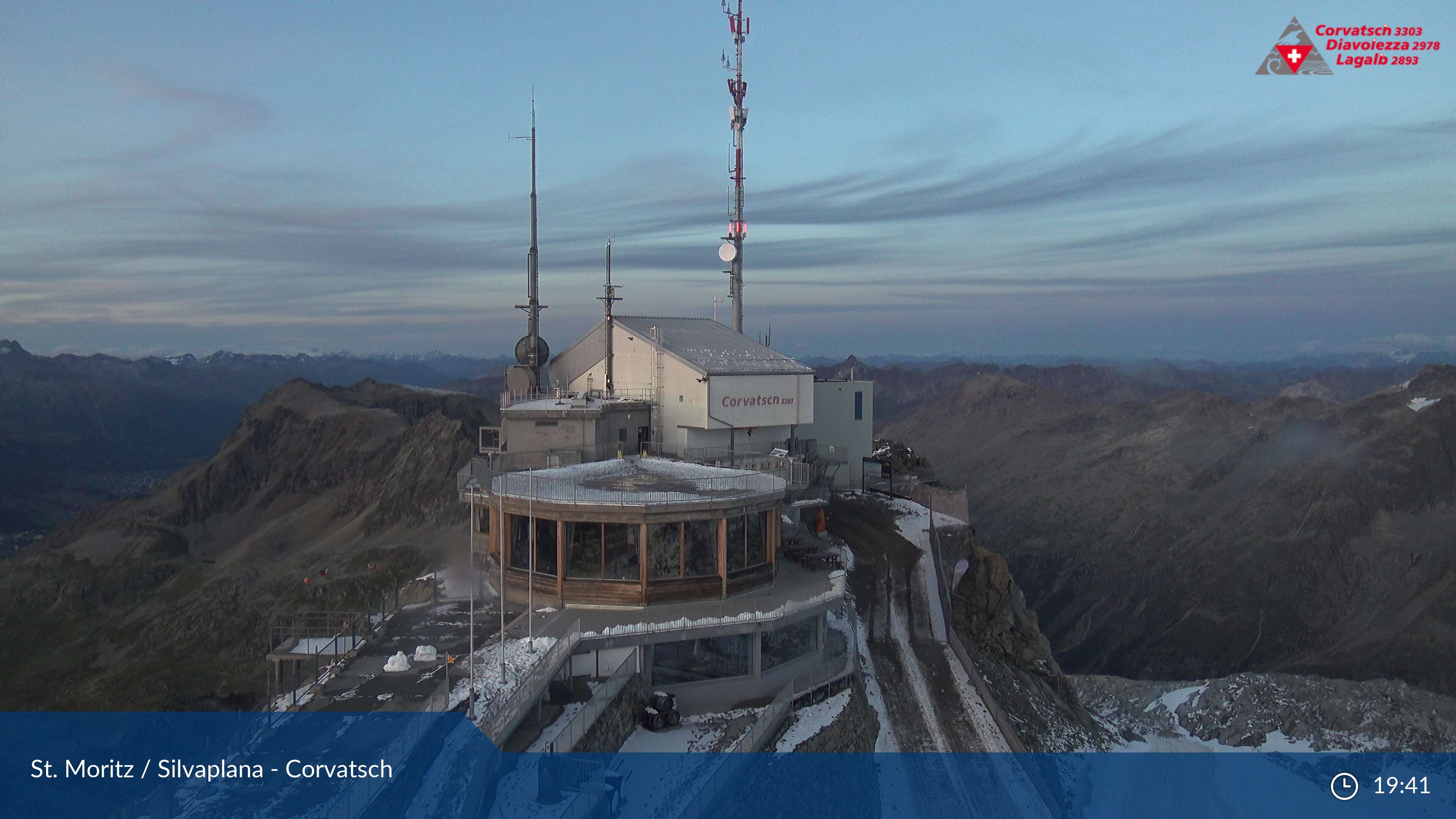 Silvaplana: Corvatsch - Corvatsch, Bergstation Corvatsch 3303