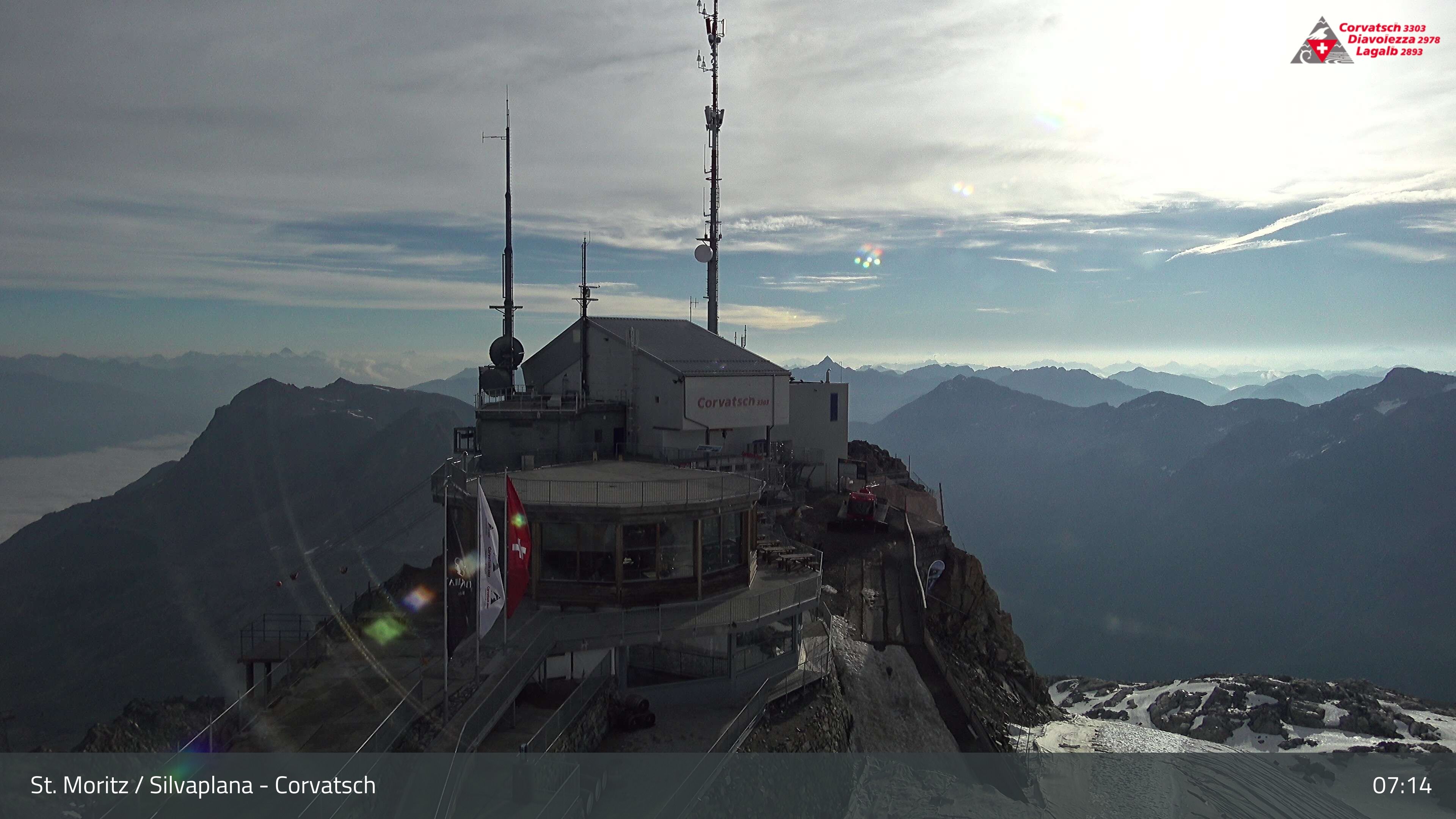 Silvaplana › Nordosten: Restaurant 3303 - Piz Corvatsch - Munt Arlas