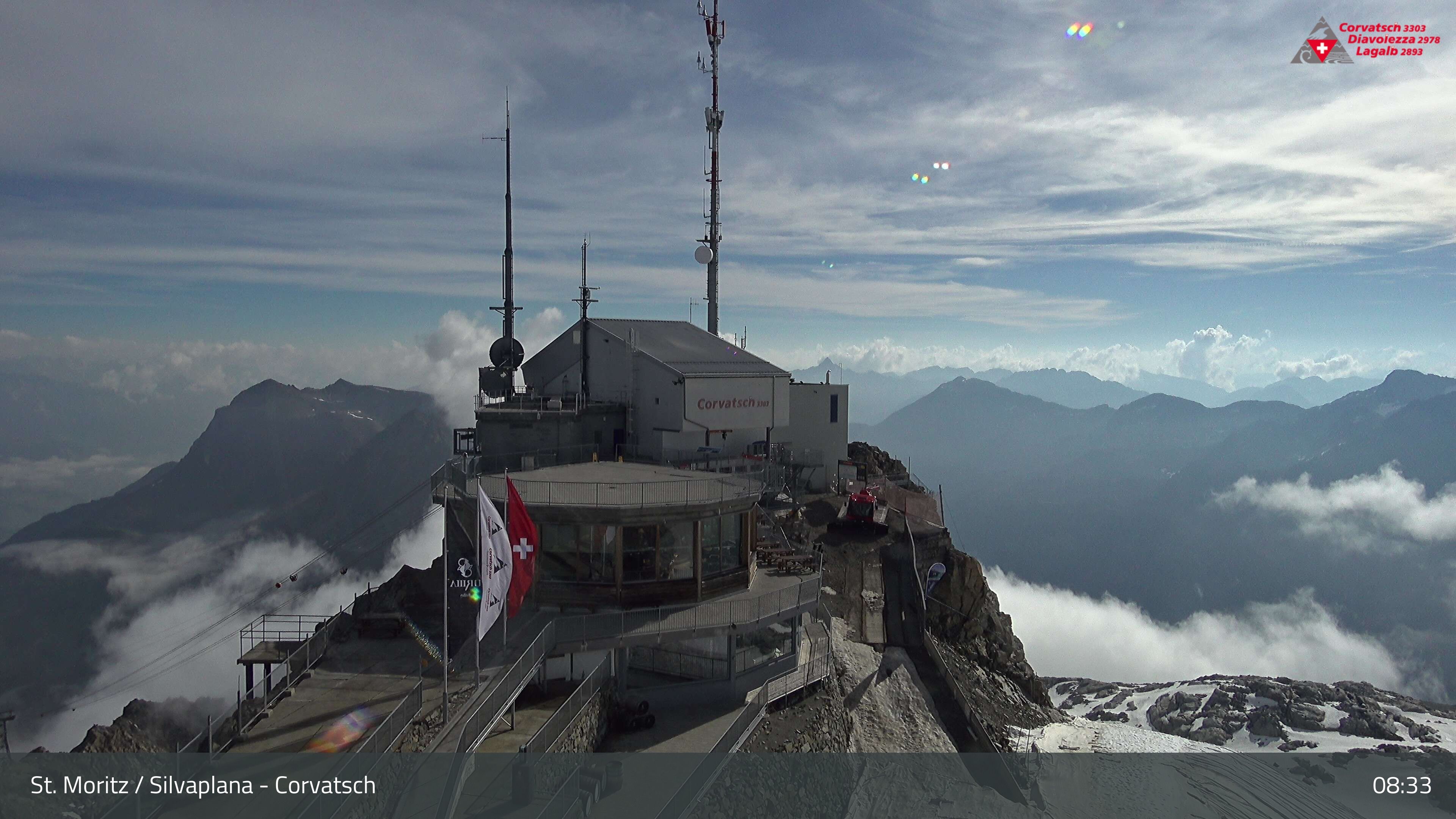 Silvaplana › Nordosten: Restaurant 3303 - Piz Corvatsch - Munt Arlas