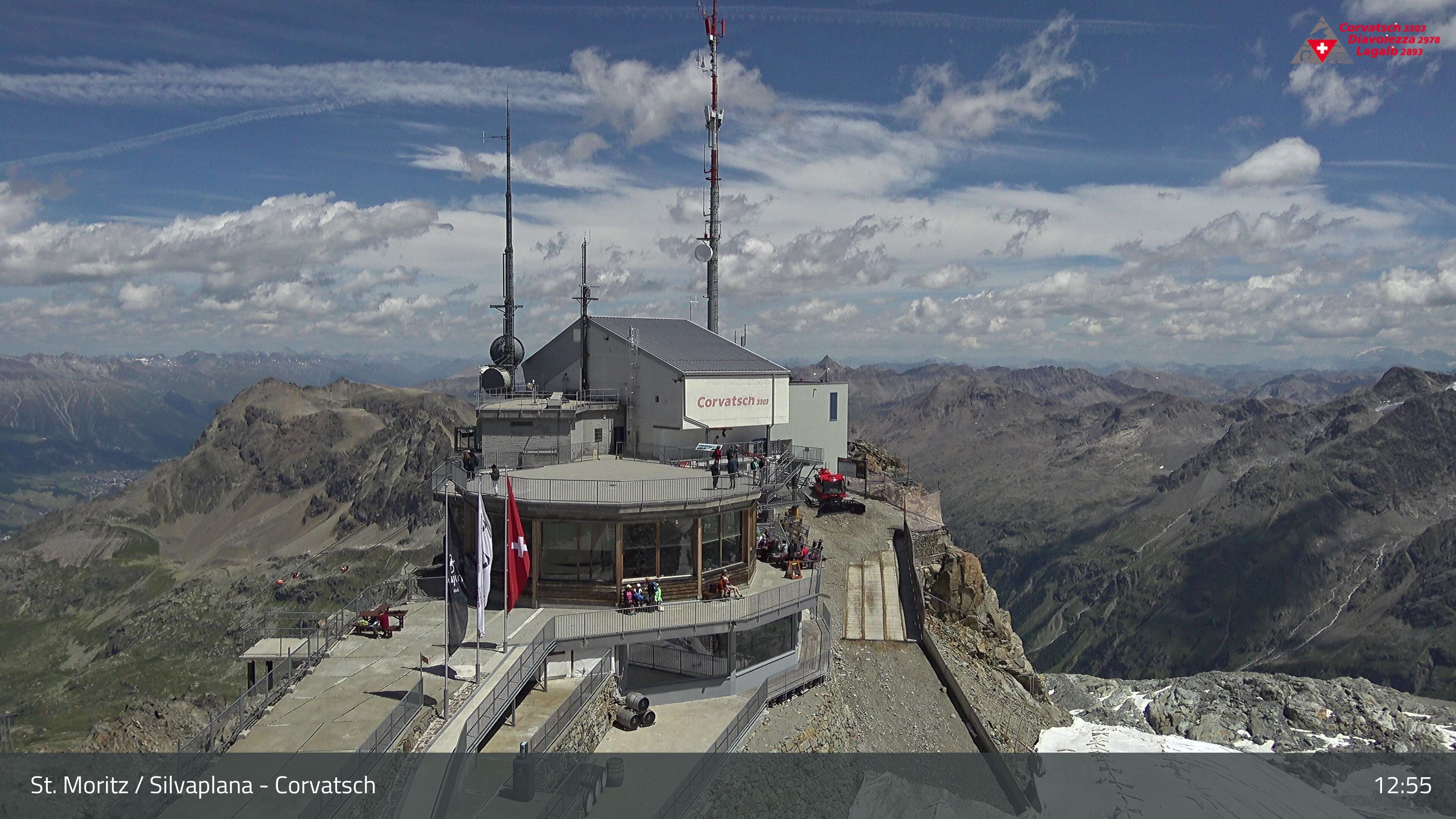 Silvaplana › Nordosten: Restaurant 3303 - Piz Corvatsch - Munt Arlas
