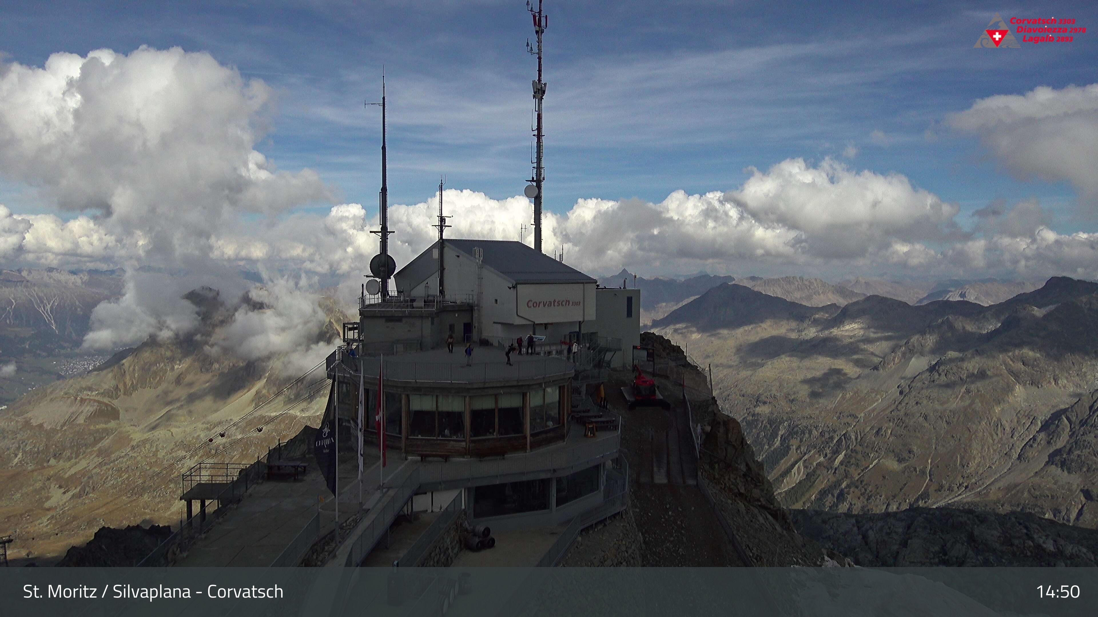 Silvaplana › Nordosten: Restaurant 3303 - Piz Corvatsch - Munt Arlas