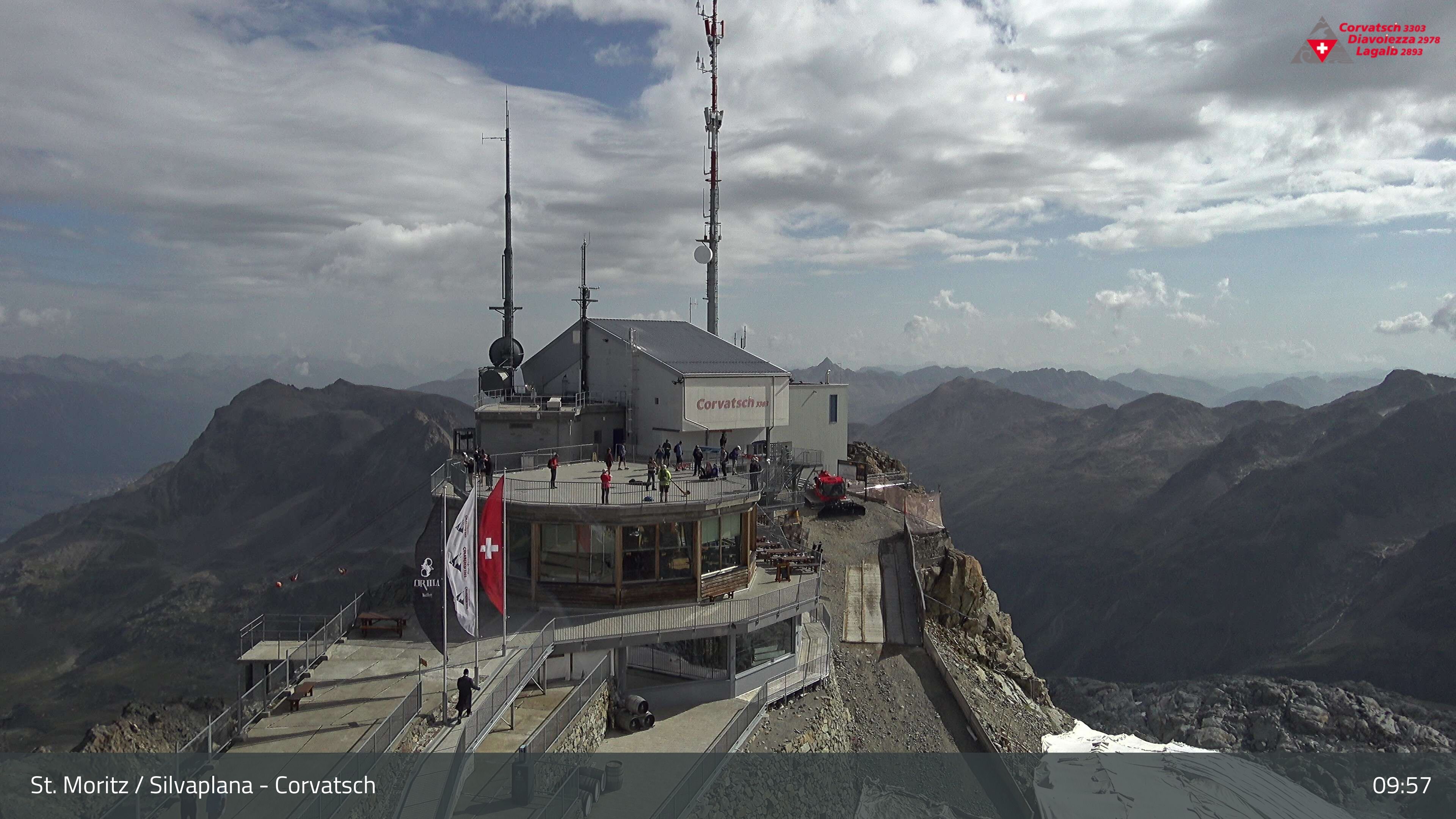 Silvaplana › Nordosten: Restaurant 3303 - Piz Corvatsch - Munt Arlas
