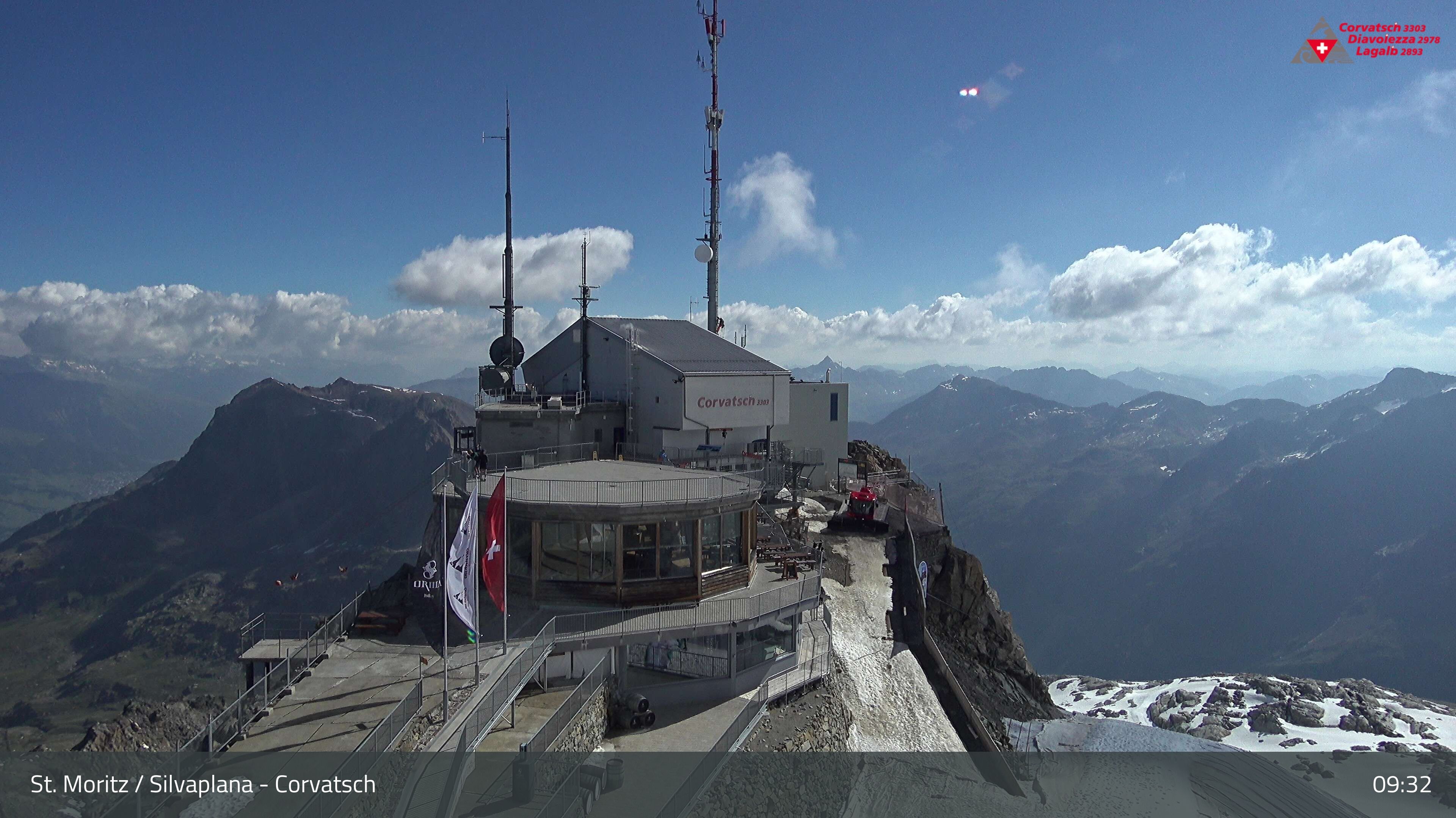 Silvaplana: Corvatsch - Corvatsch, Bergstation Corvatsch 3303
