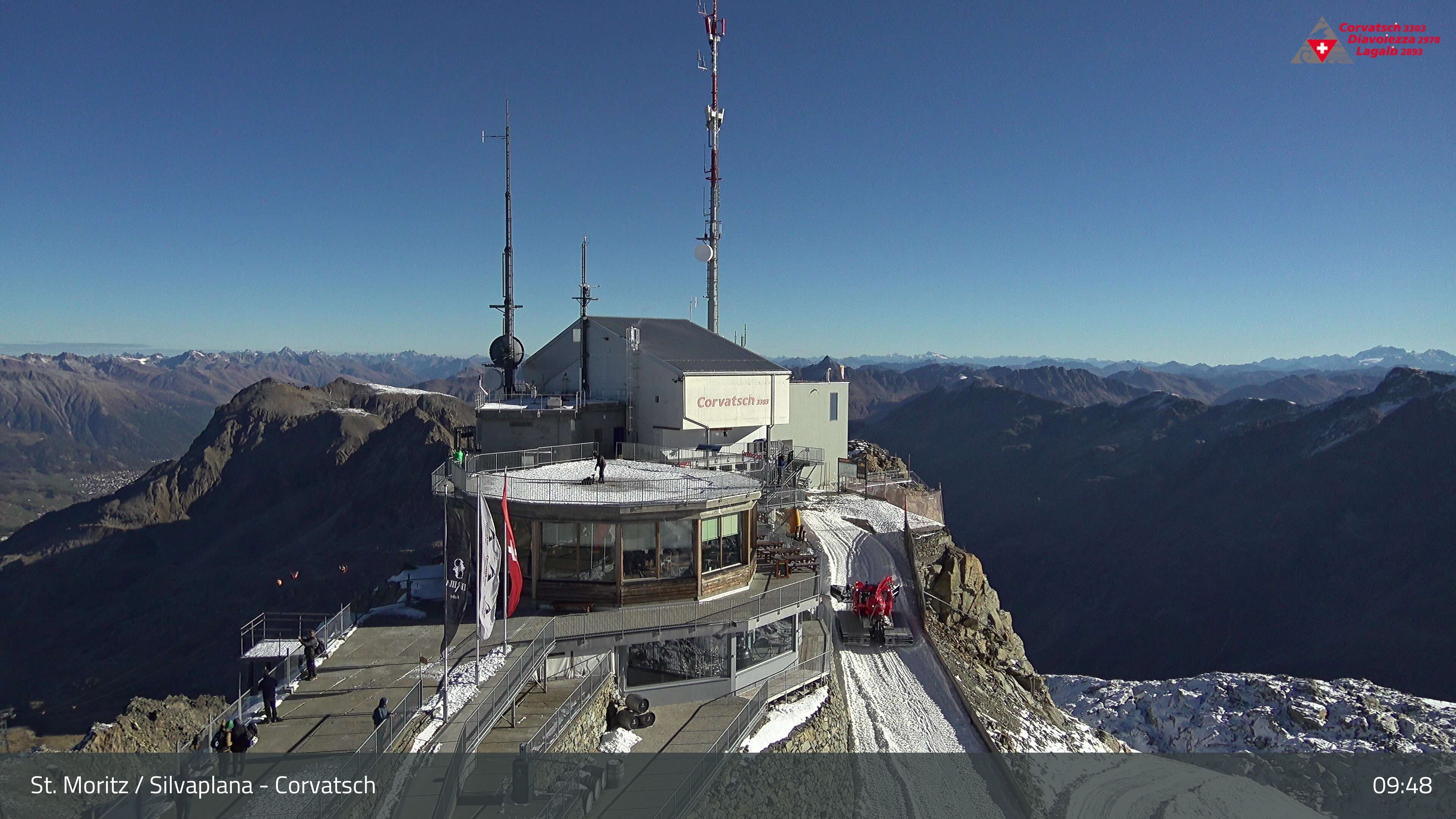 Silvaplana › Nordosten: Restaurant 3303 - Piz Corvatsch - Munt Arlas