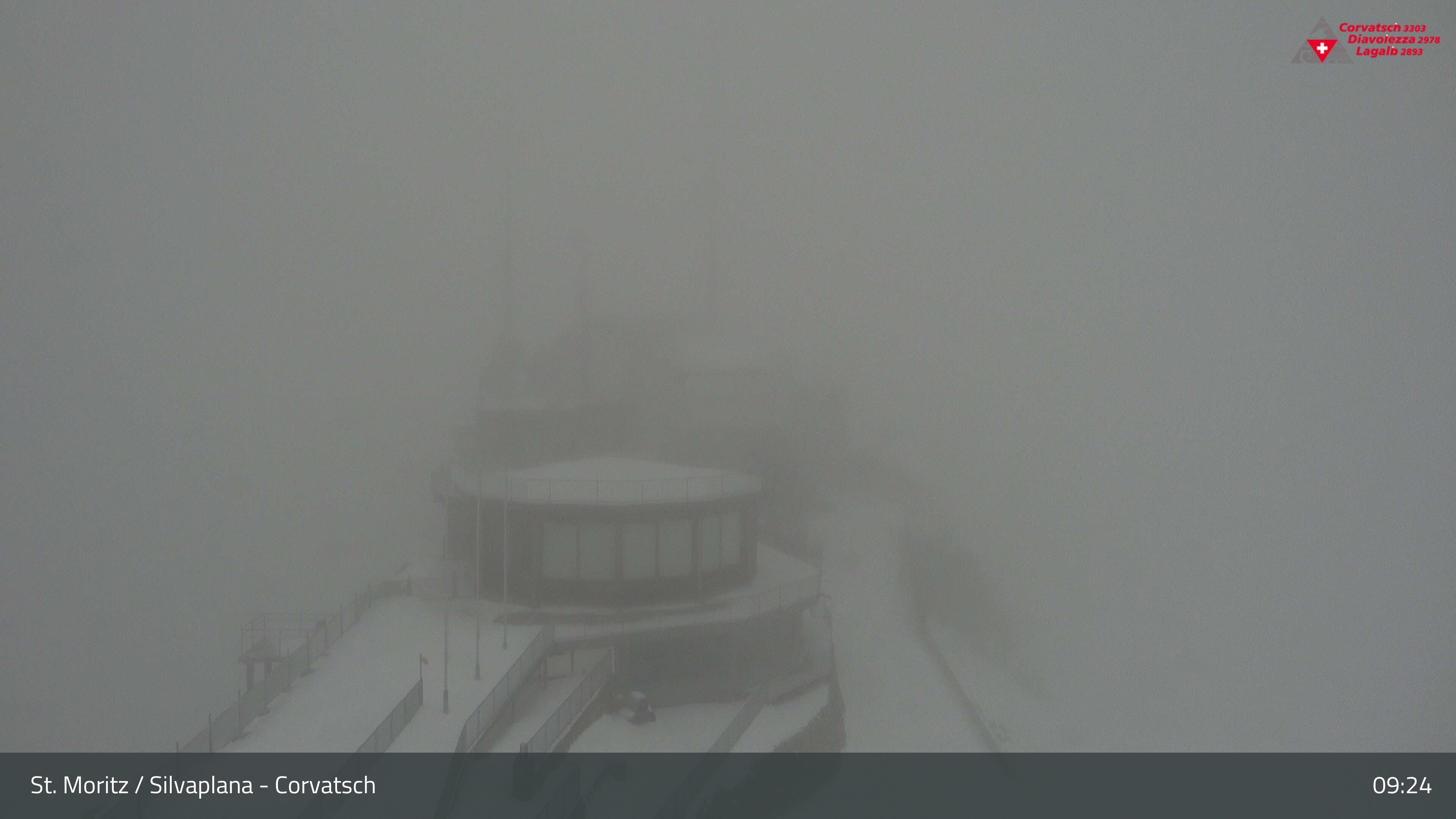 Silvaplana: Corvatsch - Corvatsch, Bergstation Corvatsch 3303
