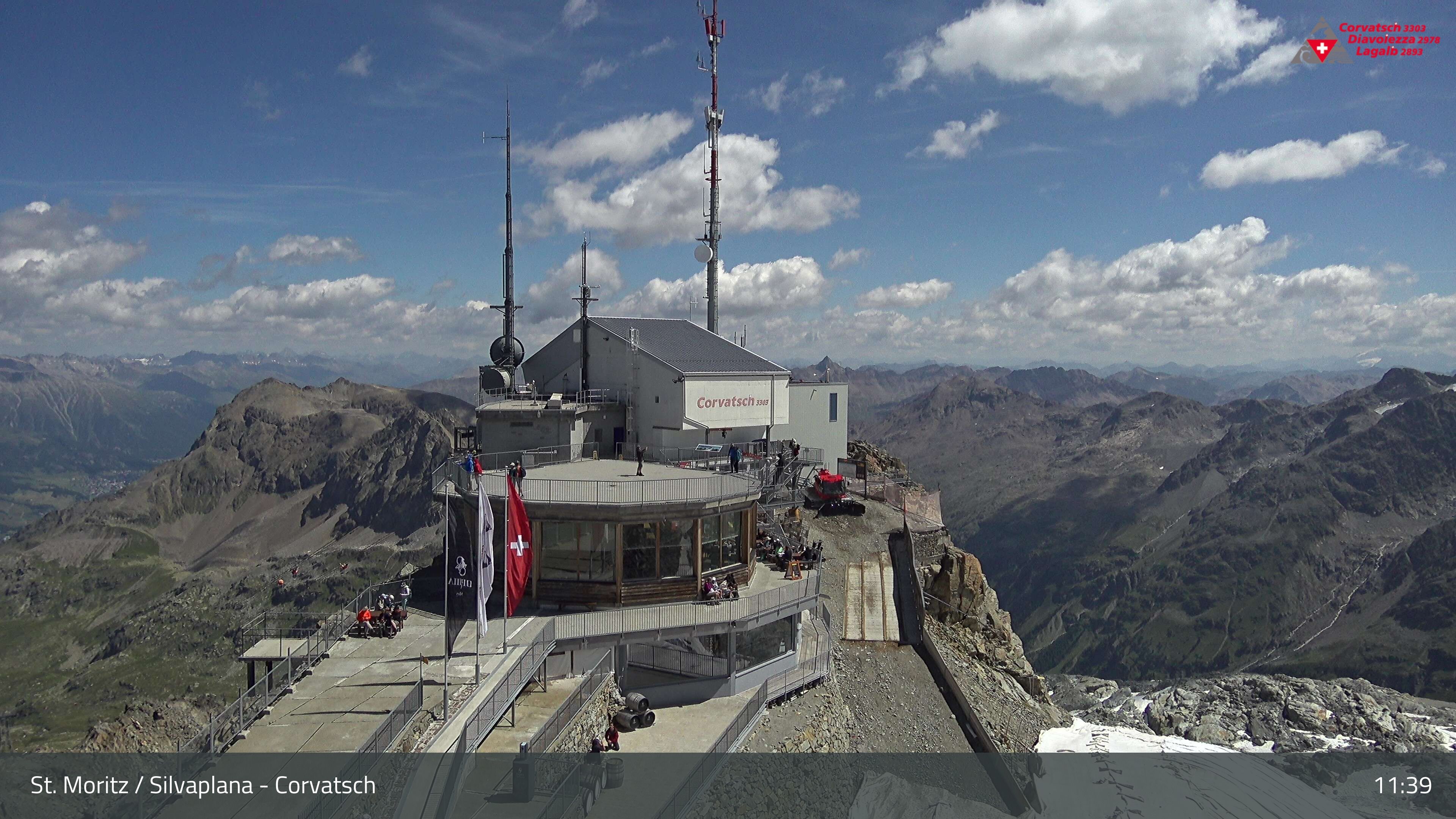 Silvaplana › Nordosten: Restaurant 3303 - Piz Corvatsch - Munt Arlas